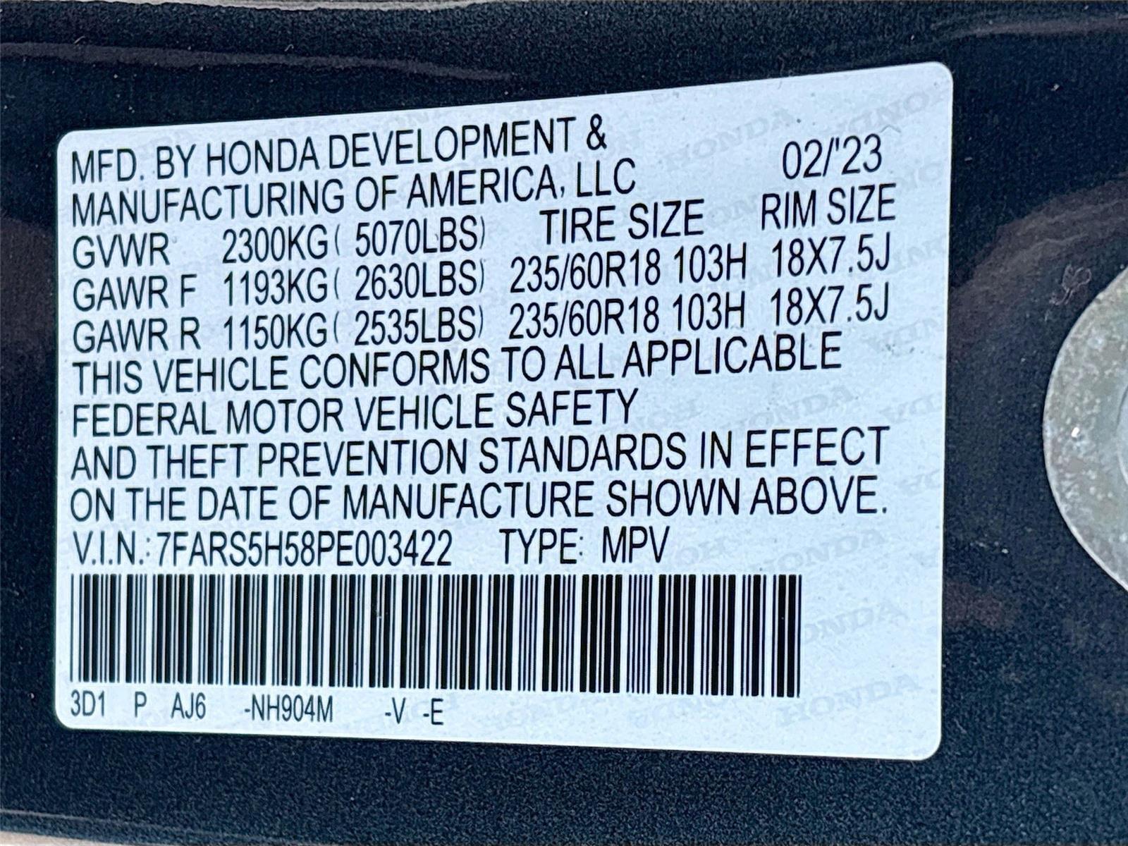 2023 Honda CR-V Hybrid Sport