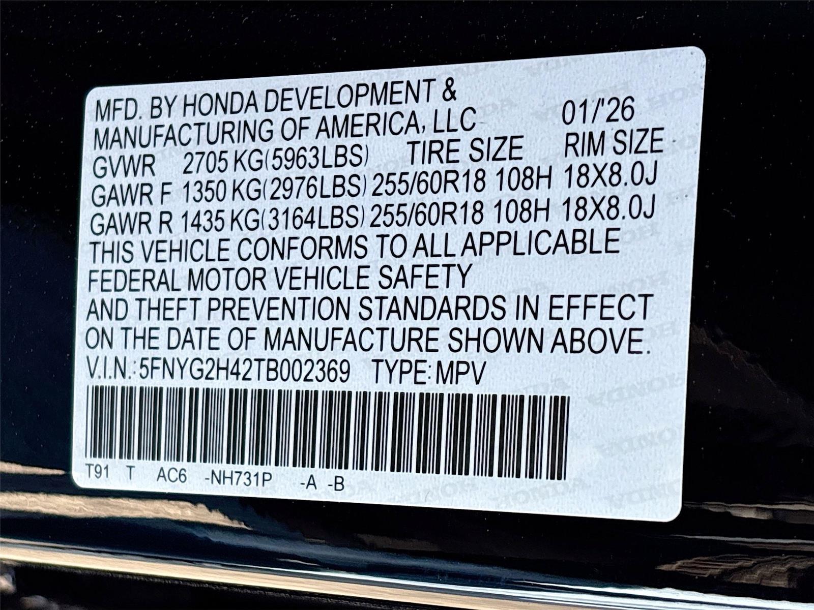 2026 Honda Pilot EX-L