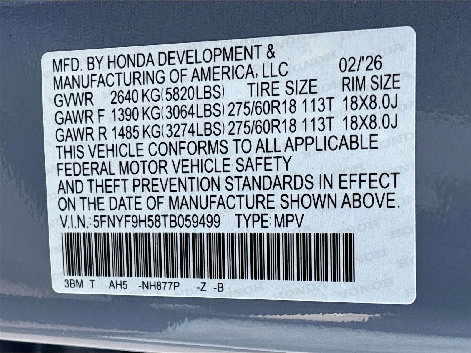 2026 Honda Passport TrailSport Blackout