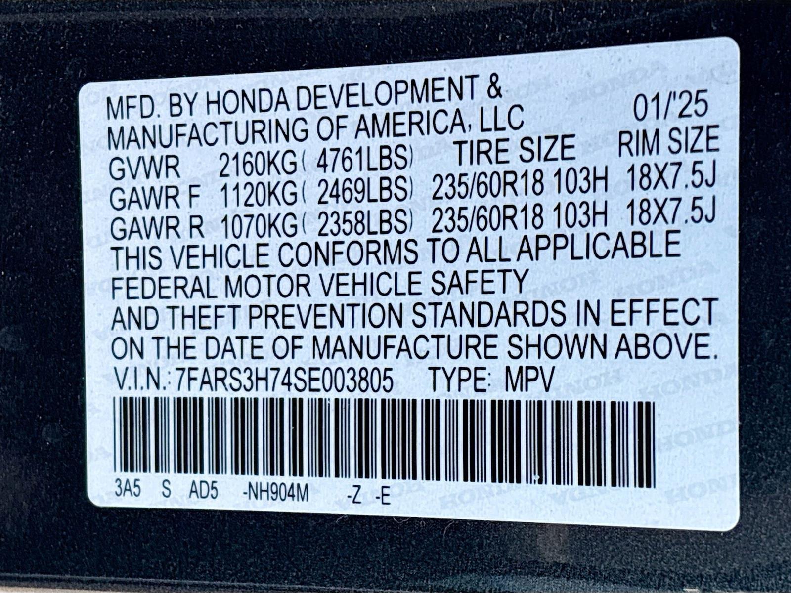 2025 Honda CR-V EX-L