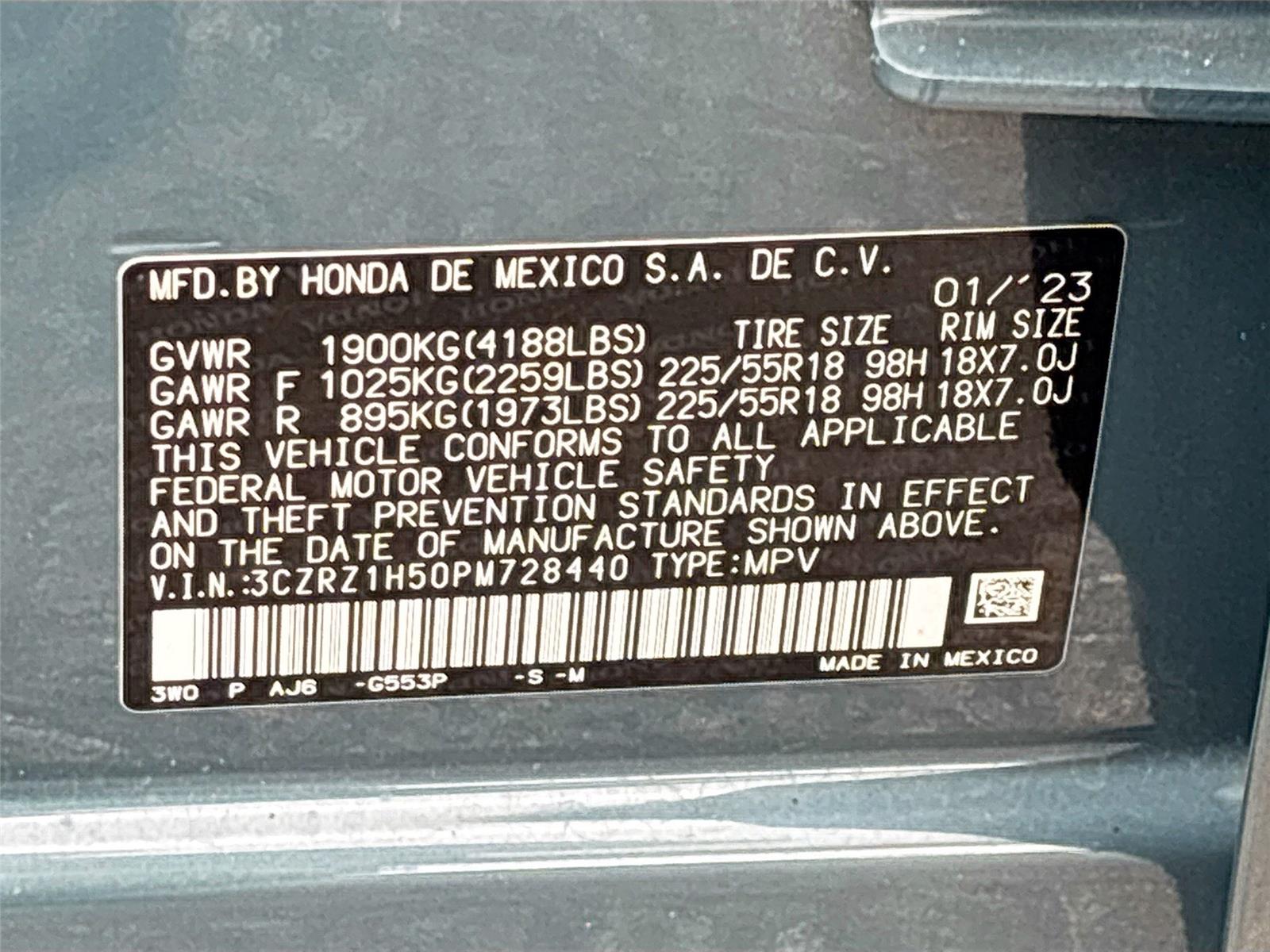 2023 Honda HR-V Sport