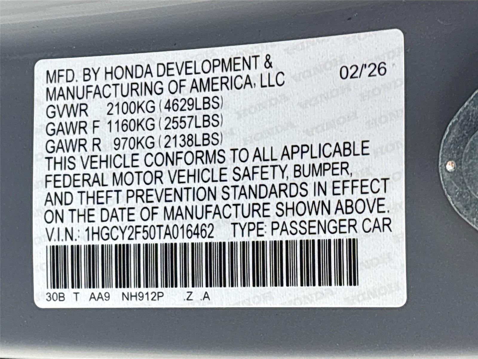 2026 Honda Accord Hybrid Sport