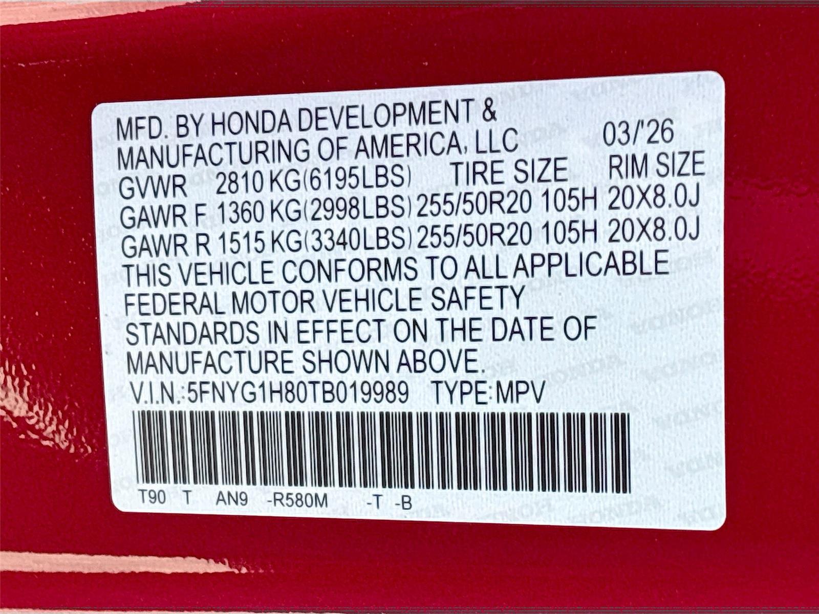 2026 Honda Pilot Elite