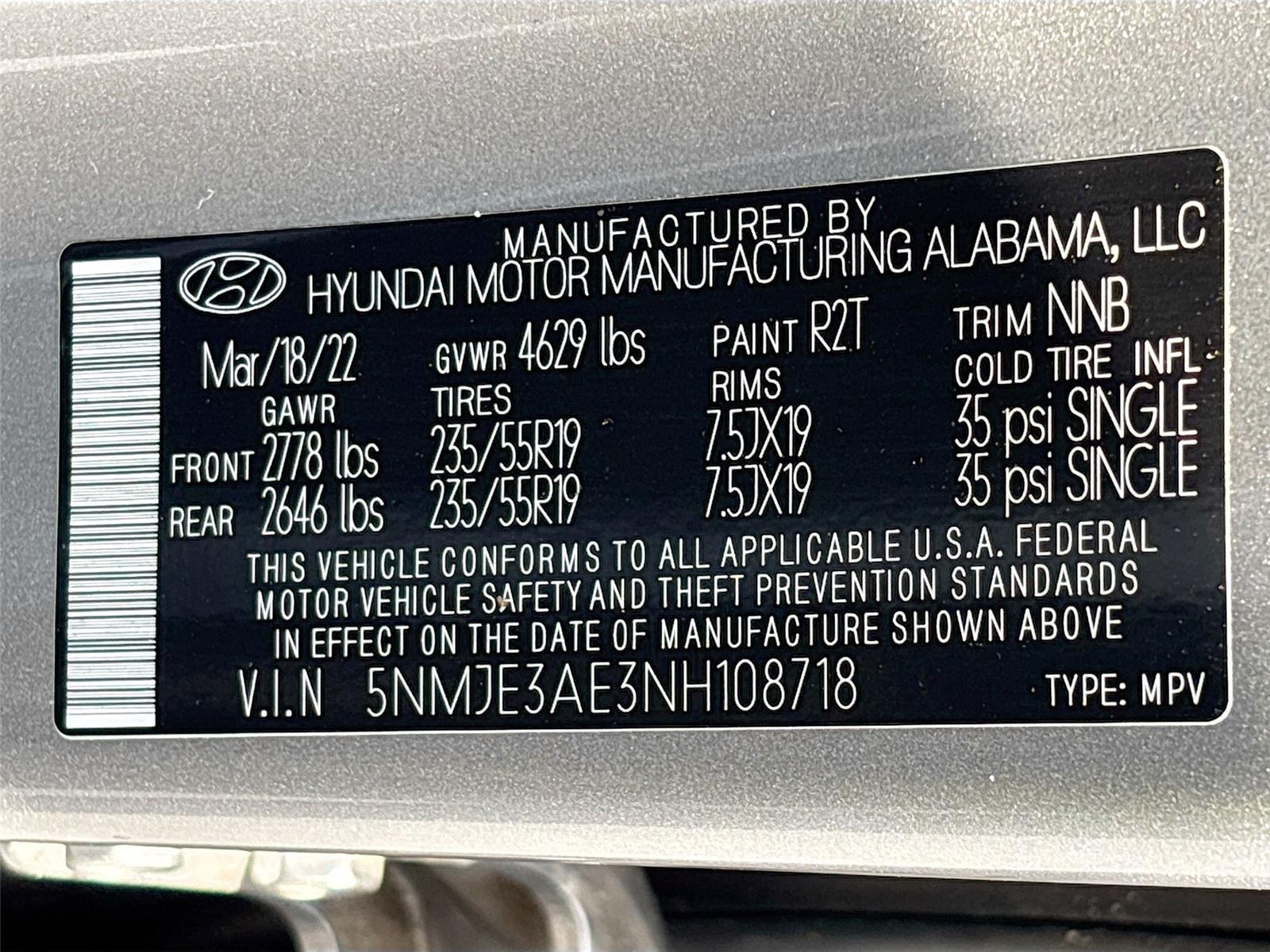 2022 Hyundai Tucson Limited