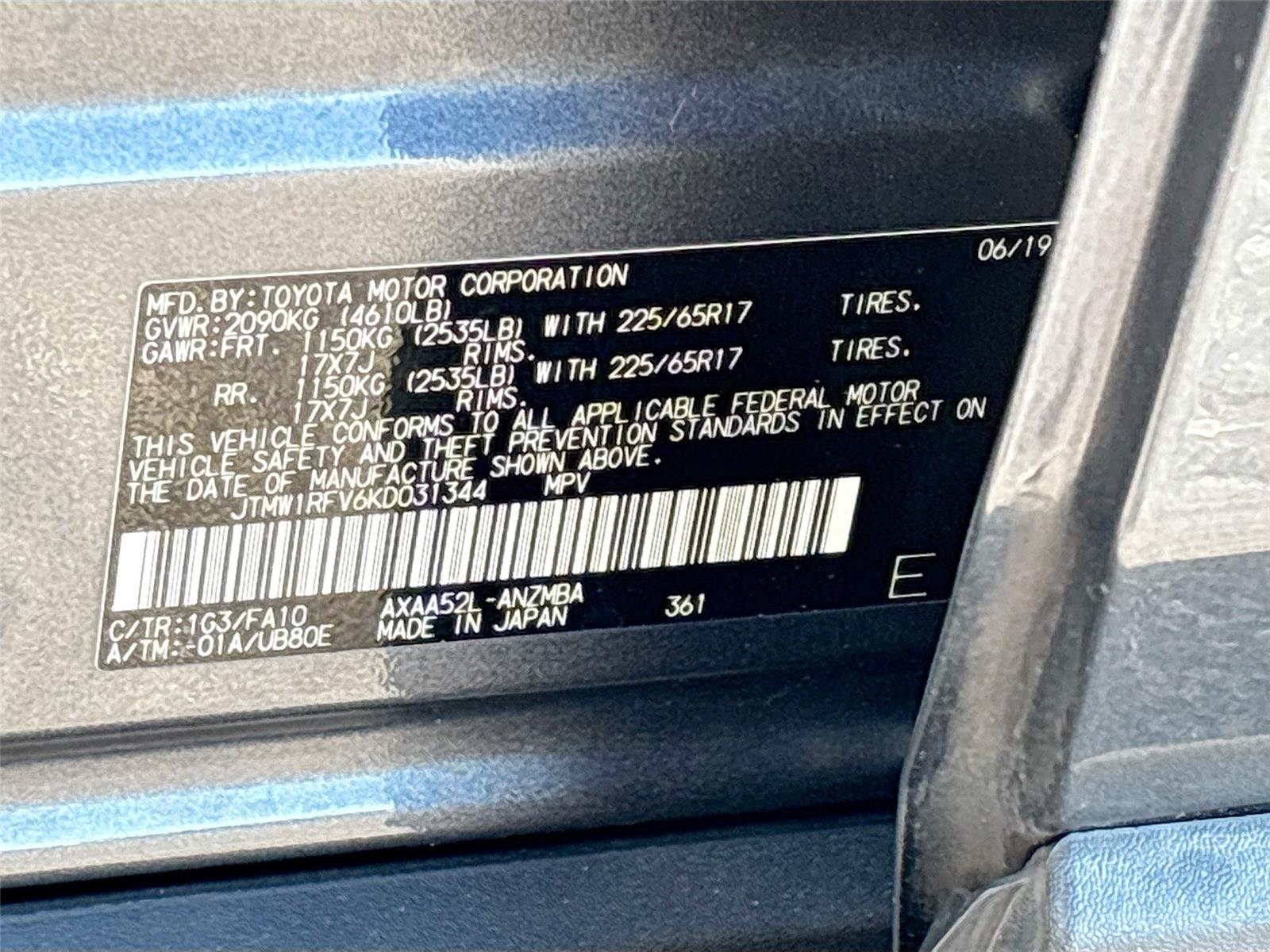 2019 Toyota RAV4 XLE