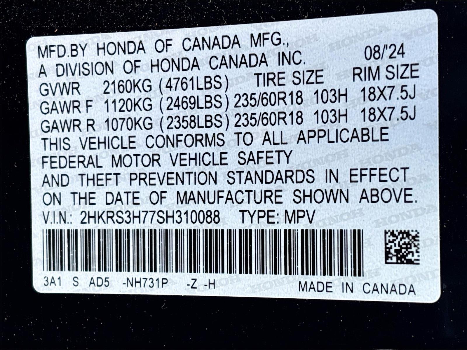 2025 Honda CR-V EX-L