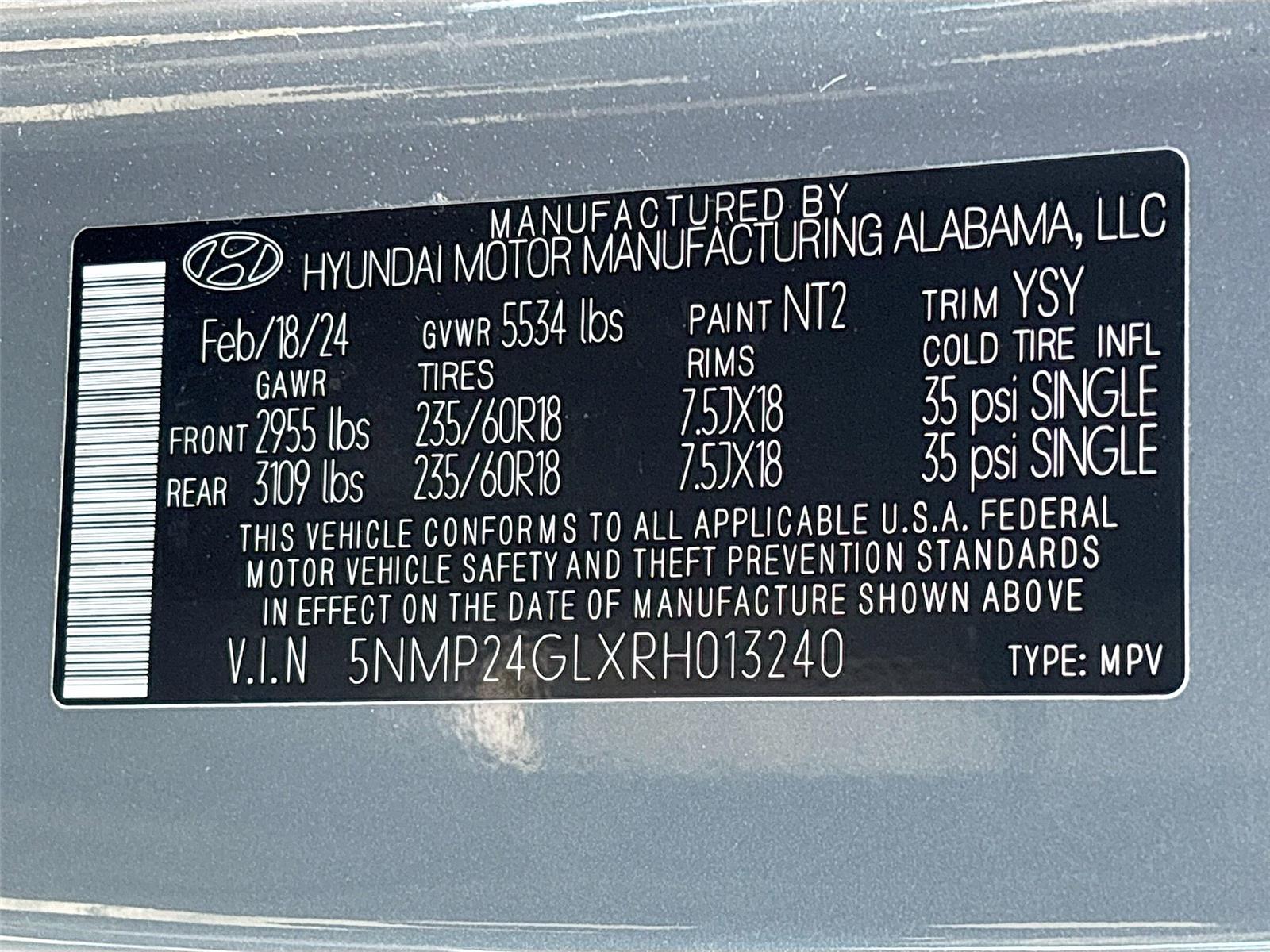 2024 Hyundai Santa Fe SEL