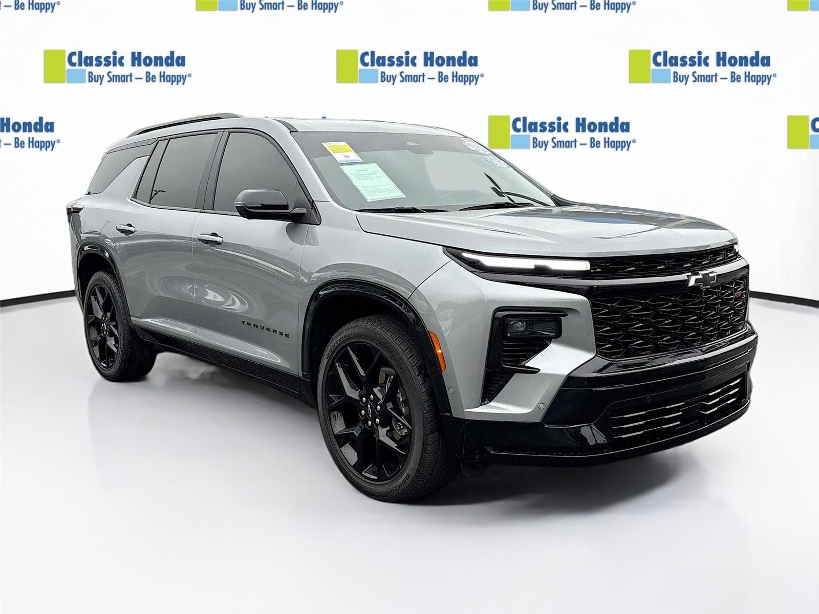 Sterling Gray Metallic 2024 Chevrolet Traverse RS FWD SUV / Crossover Front-Wheel Drive 8-Speed Automatic