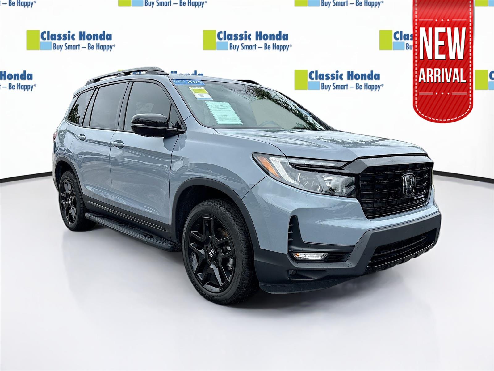 Sonic Gray Pearl 2025 Honda Passport Black Edition AWD SUV / Crossover All-Wheel Drive 9-Speed Automatic