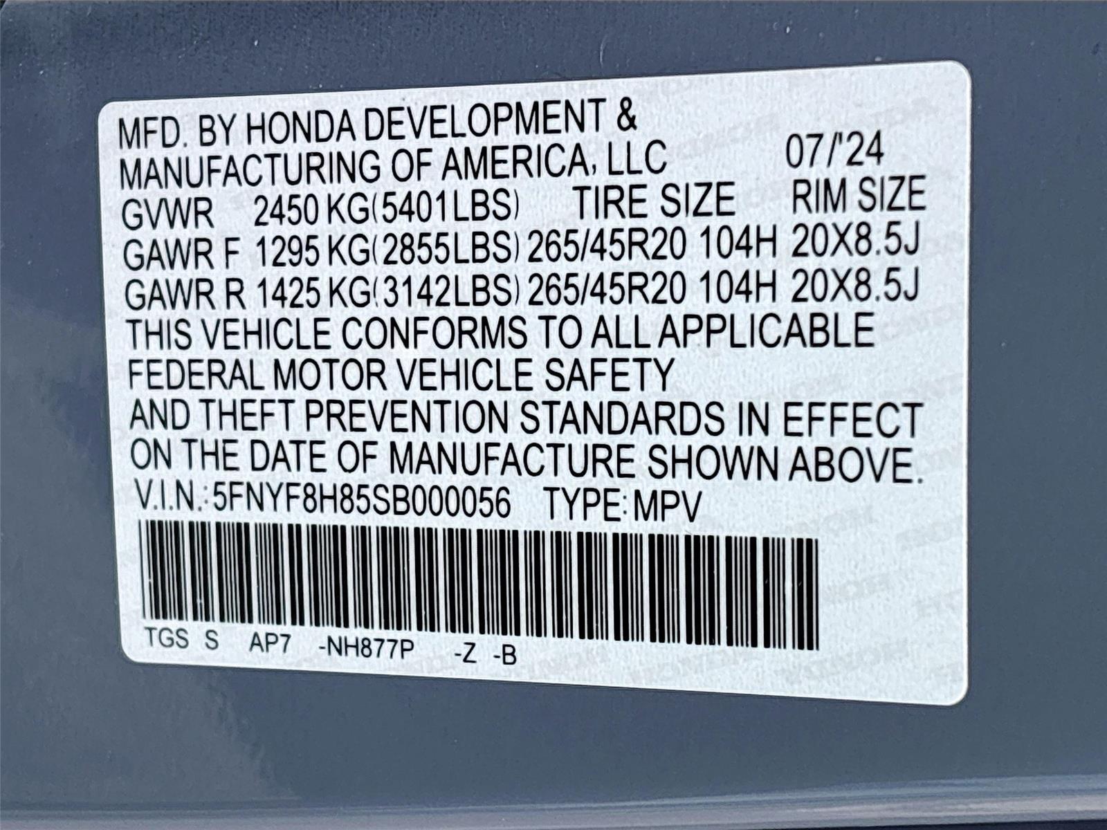 2025 Honda Passport Black Edition