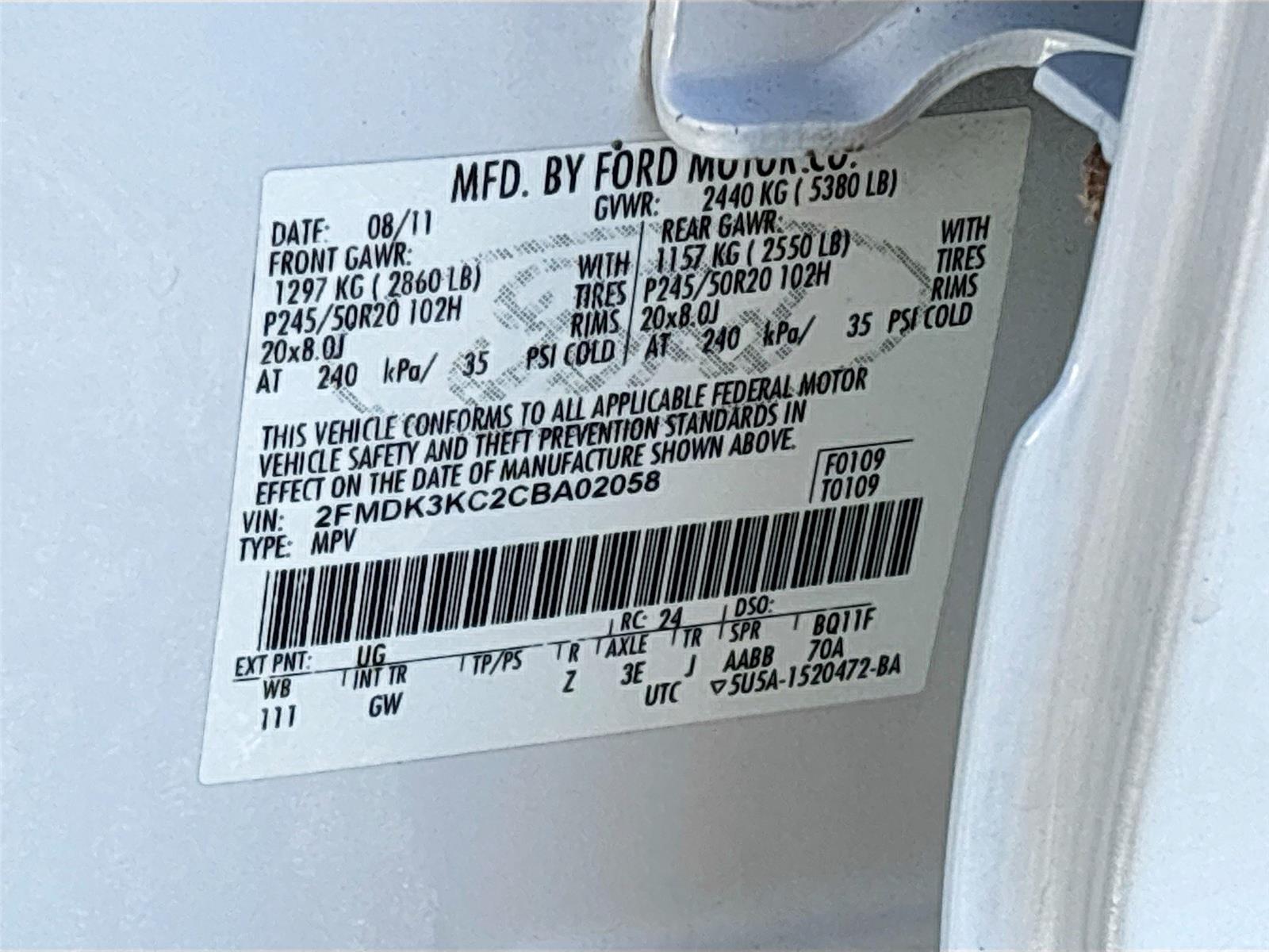 2012 Ford Edge Limited