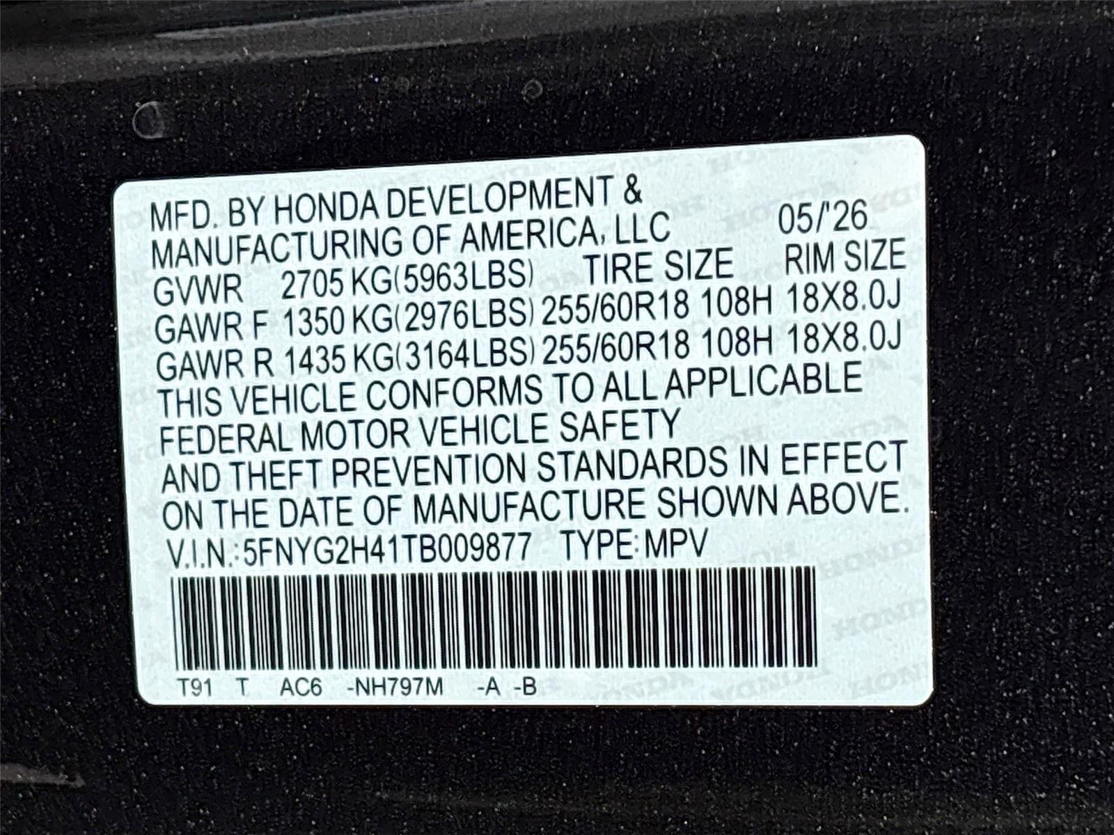2026 Honda Pilot EX-L