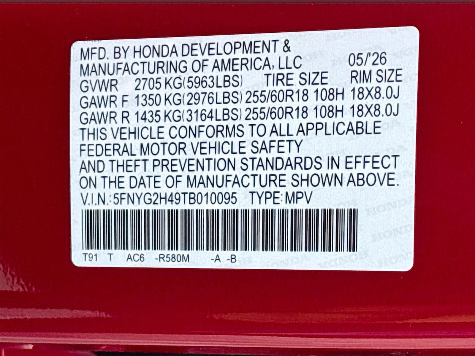 2026 Honda Pilot EX-L