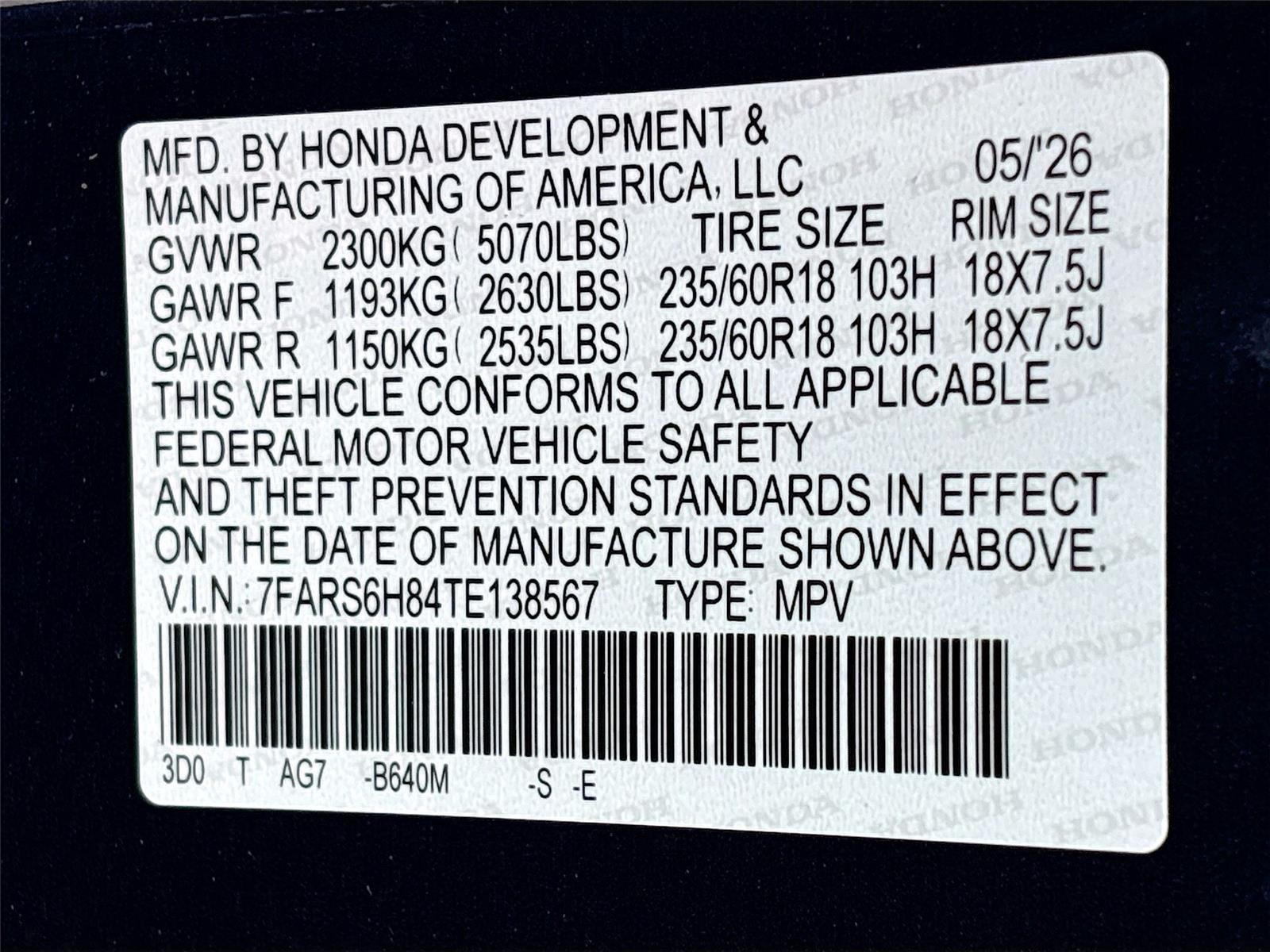 2026 Honda CR-V Hybrid Sport-L