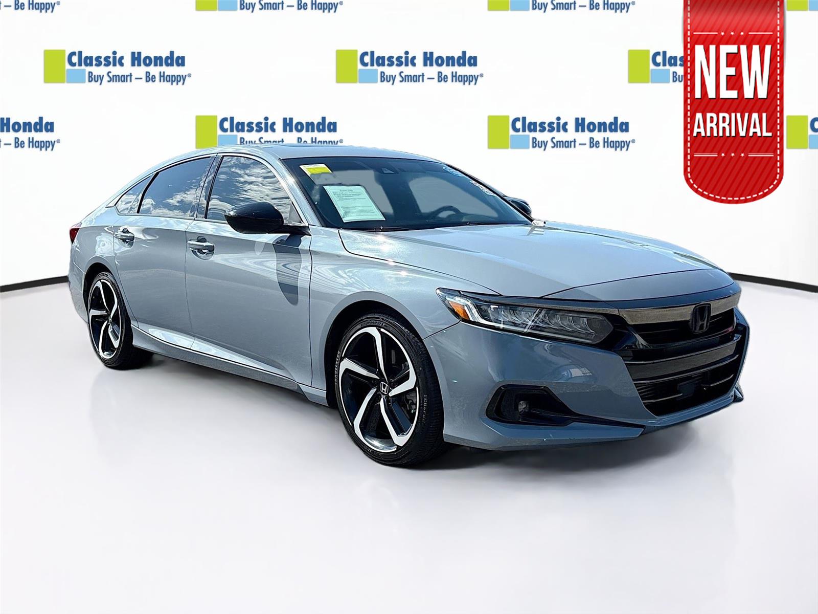 Sonic Gray Pearl 2022 Honda Accord Sedan Front-Wheel Drive Automatic