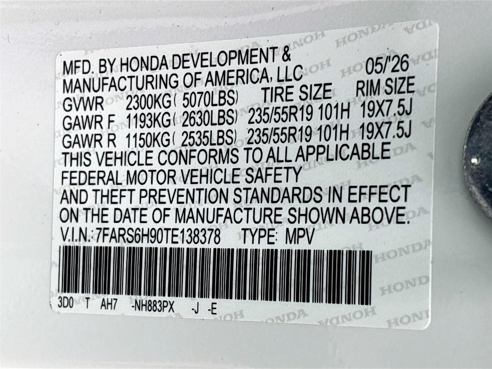 2026 Honda CR-V Hybrid Sport Touring