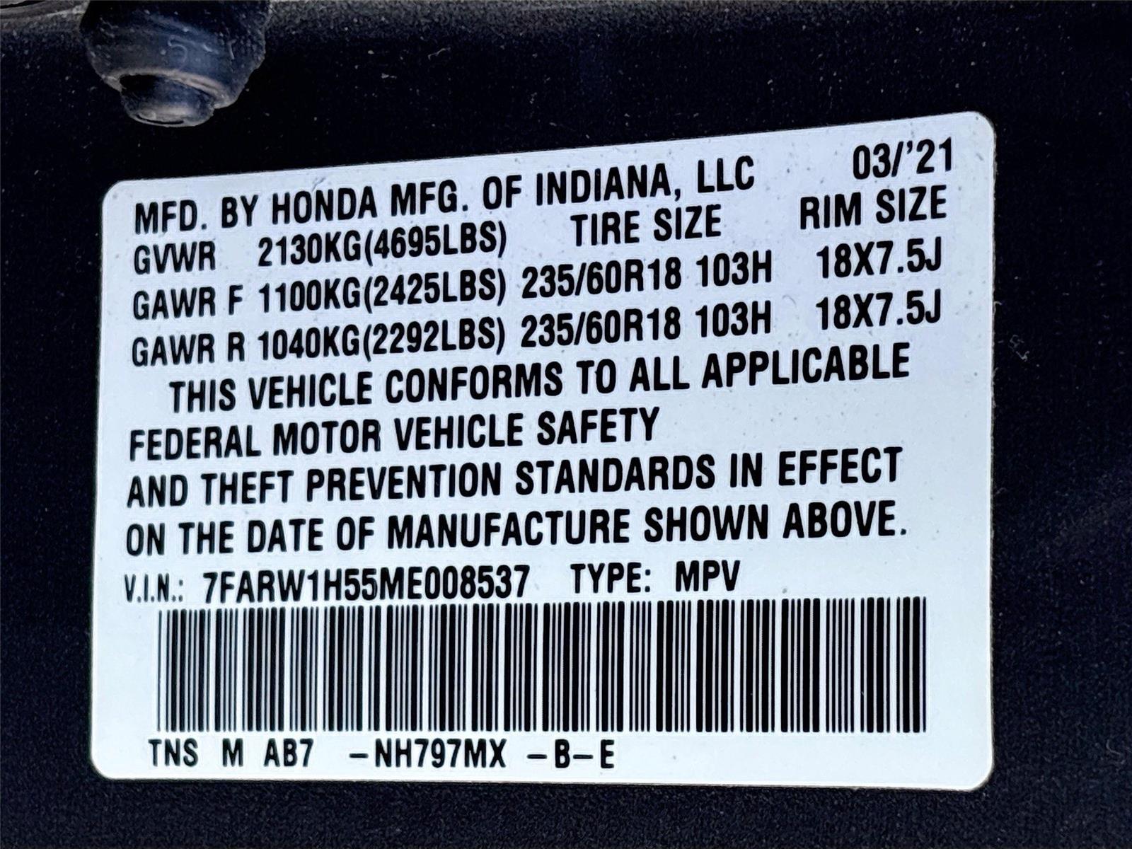 2021 Honda CR-V EX