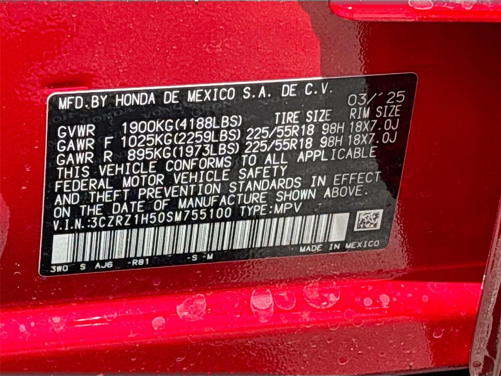2025 Honda HR-V Sport
