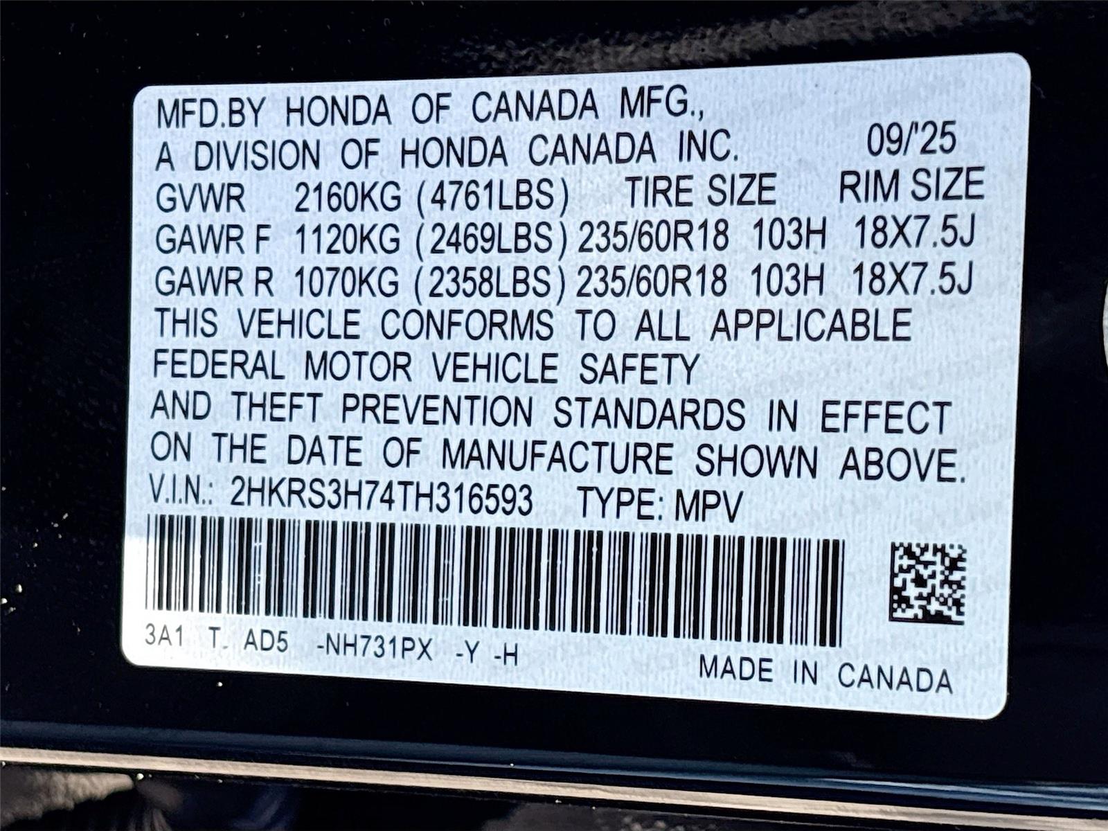 2026 Honda CR-V EX-L