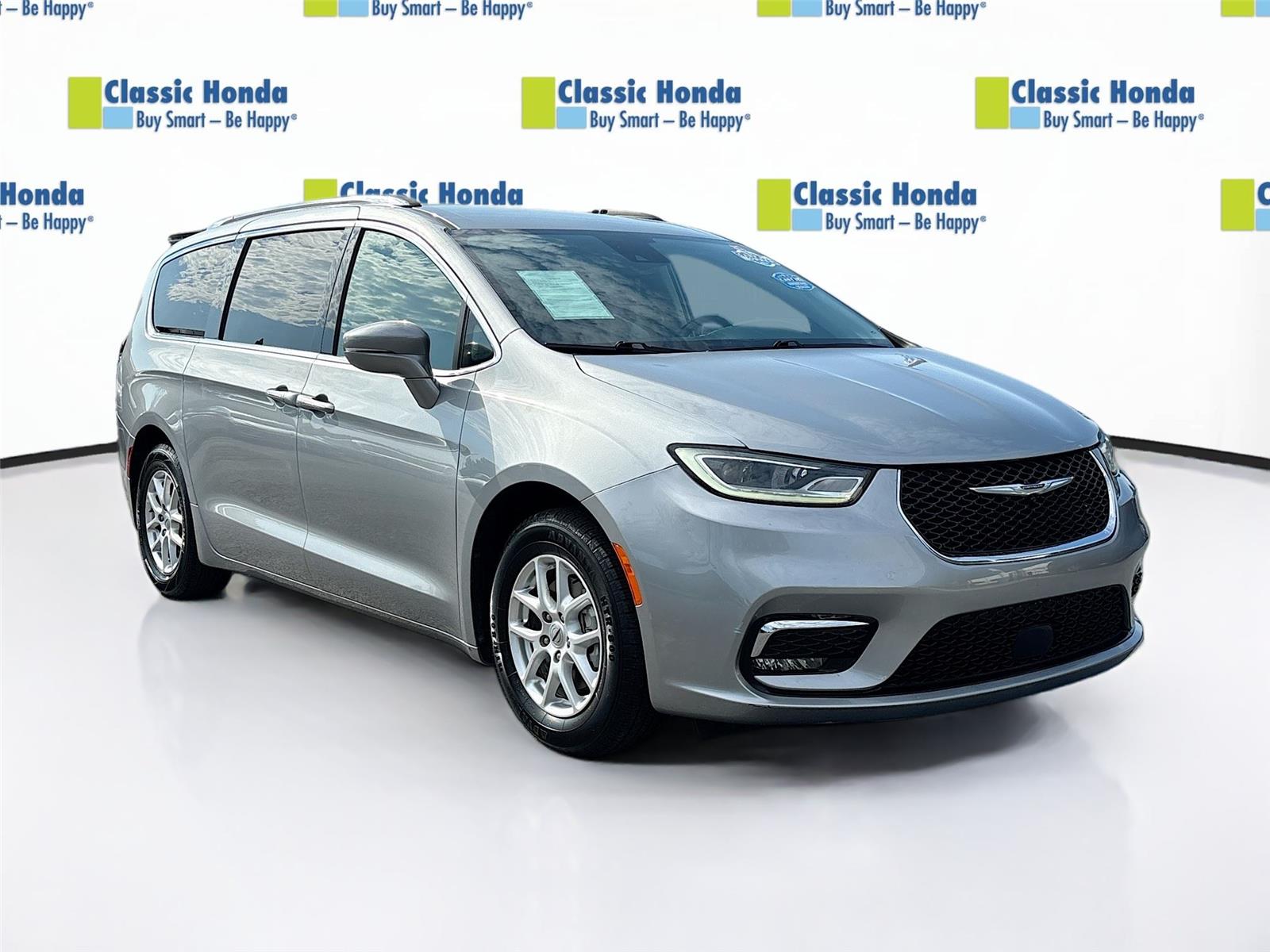Billet Silver Metallic Clearcoat 2021 Chrysler Pacifica Minivan Front-Wheel Drive 9-Speed Automatic