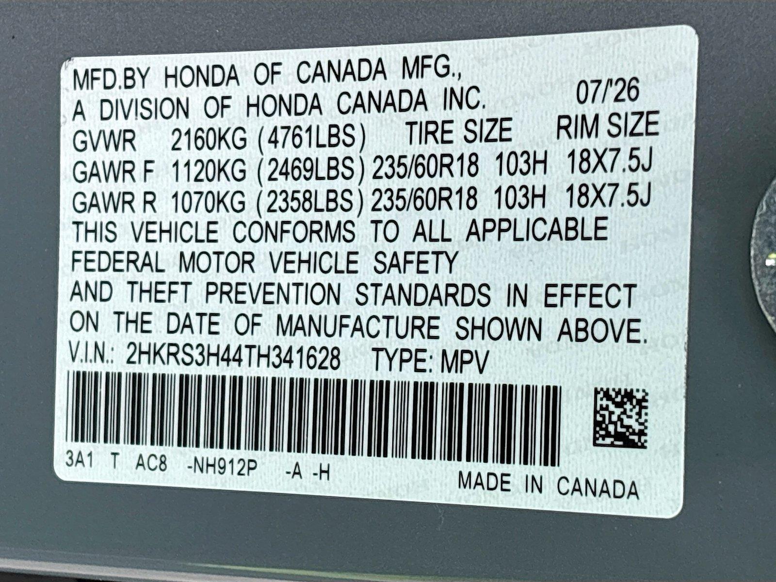 2026 Honda CR-V EX