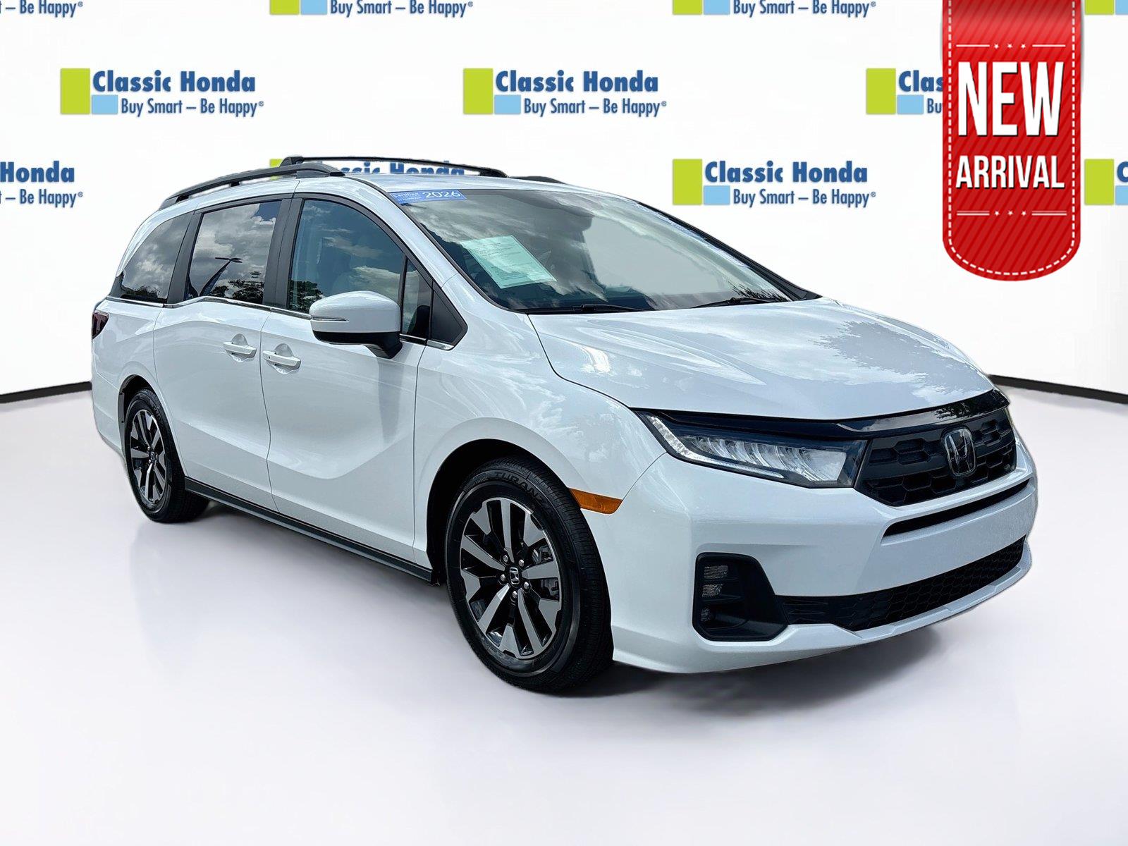 Platinum White Pearl 2026 Honda Odyssey Minivan Front-Wheel Drive Automatic
