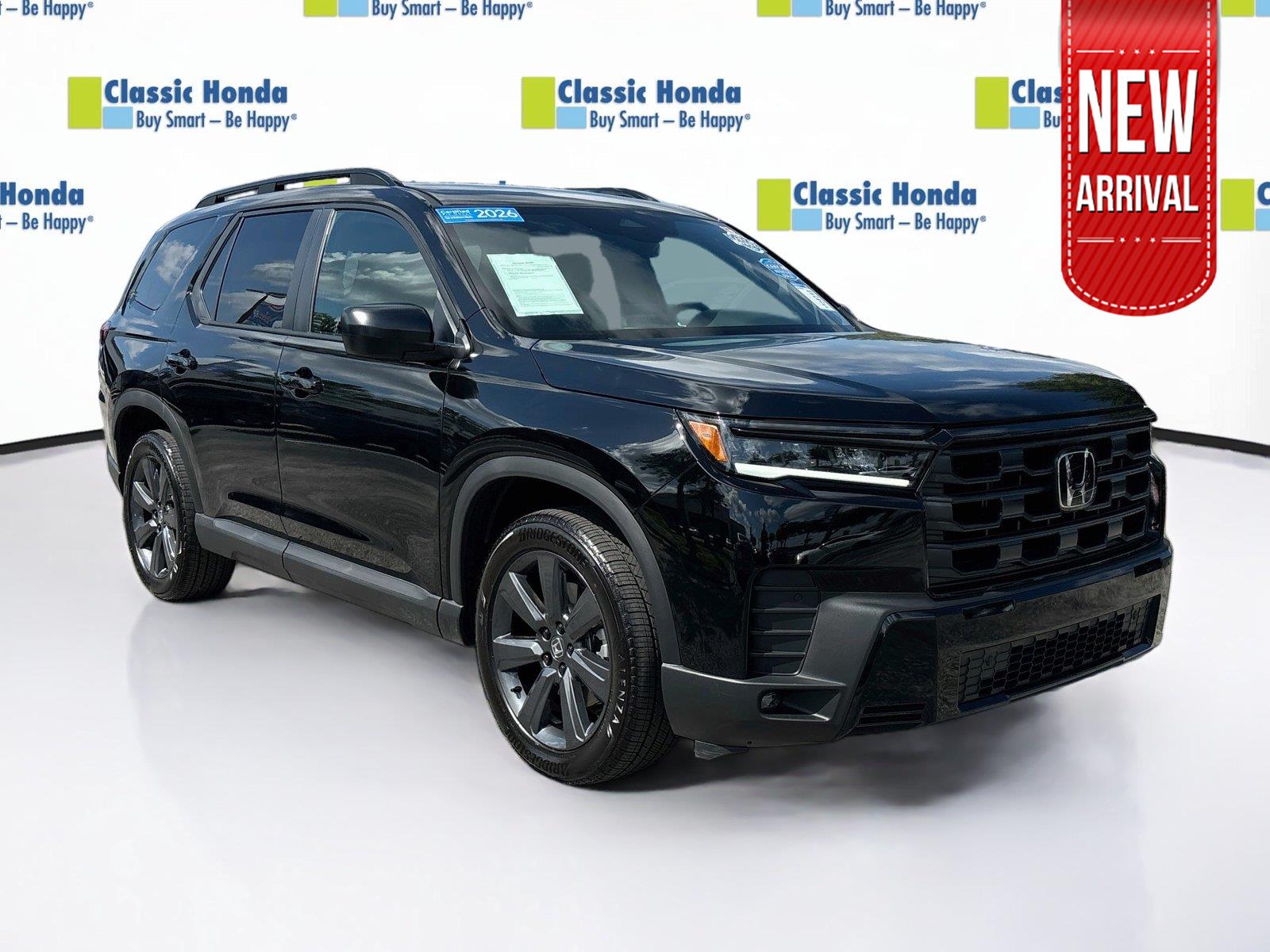 Crystal Black Pearl 2026 Honda Pilot SUV / Crossover Front-Wheel Drive Automatic