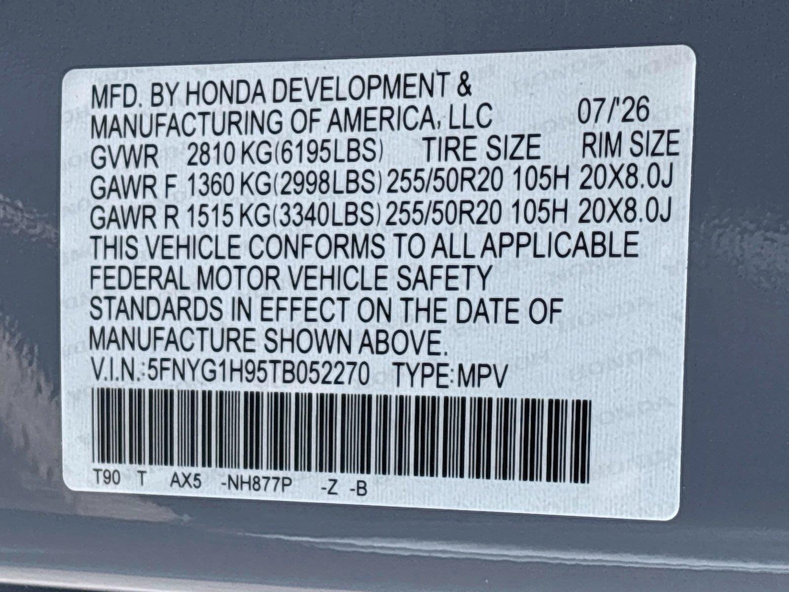 2026 Honda Pilot Black Edition