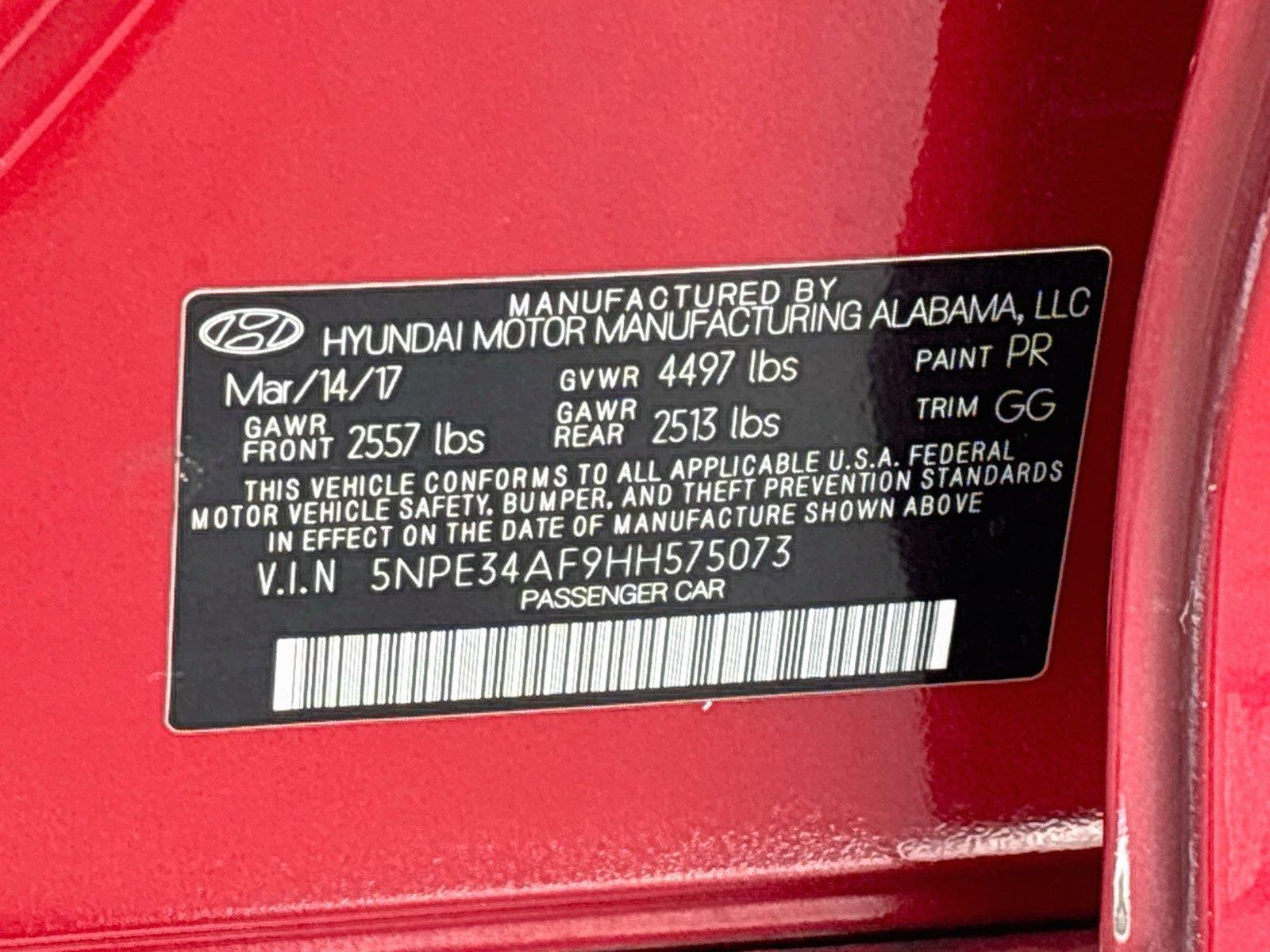 2017 Hyundai Sonata Sport