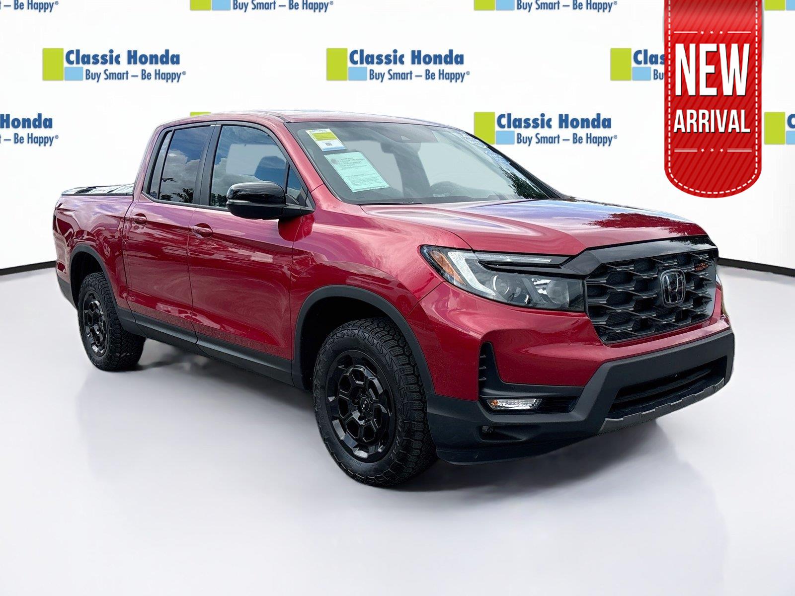 Radiant Red Metallic II 2026 Honda Ridgeline Pickup Truck All-Wheel Drive Automatic