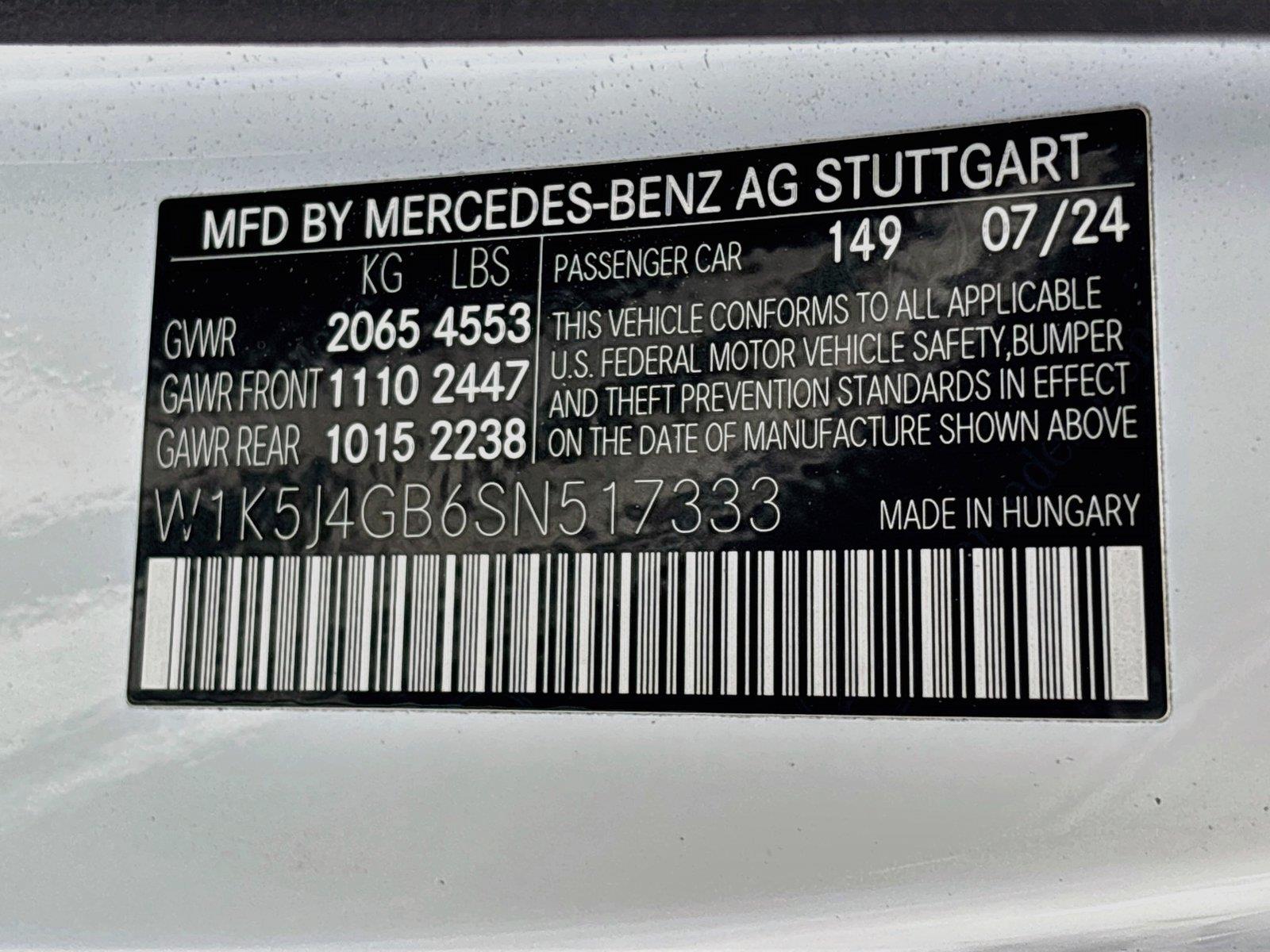 2025 Mercedes-Benz CLA CLA 250