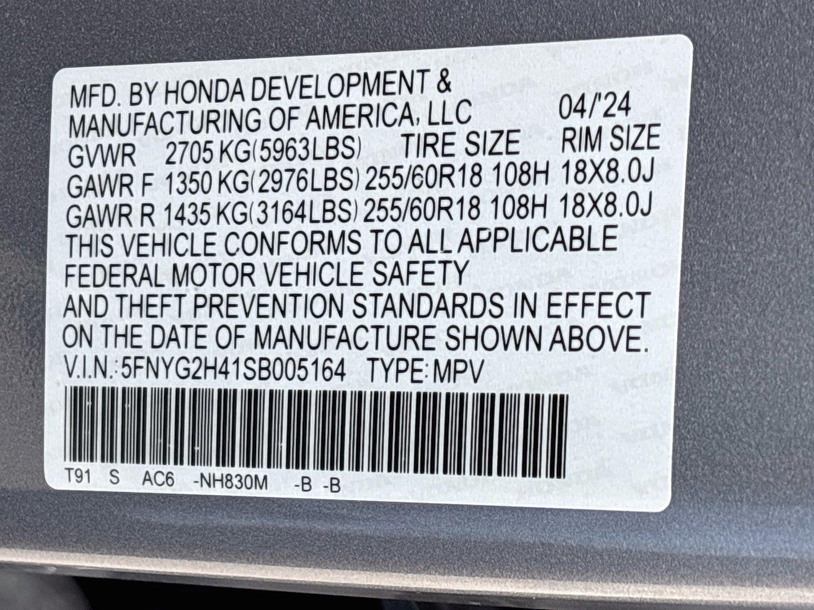 2025 Honda Pilot EX-L