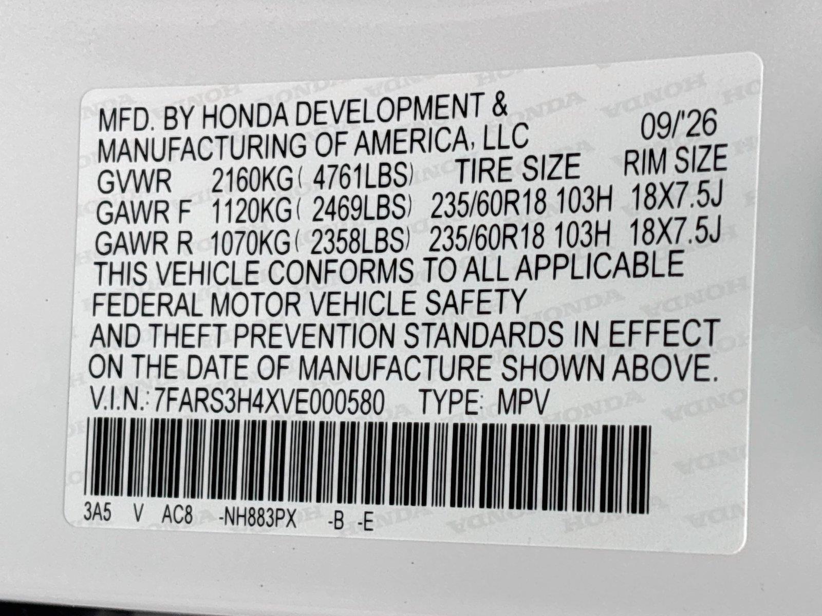 2027 Honda CR-V EX
