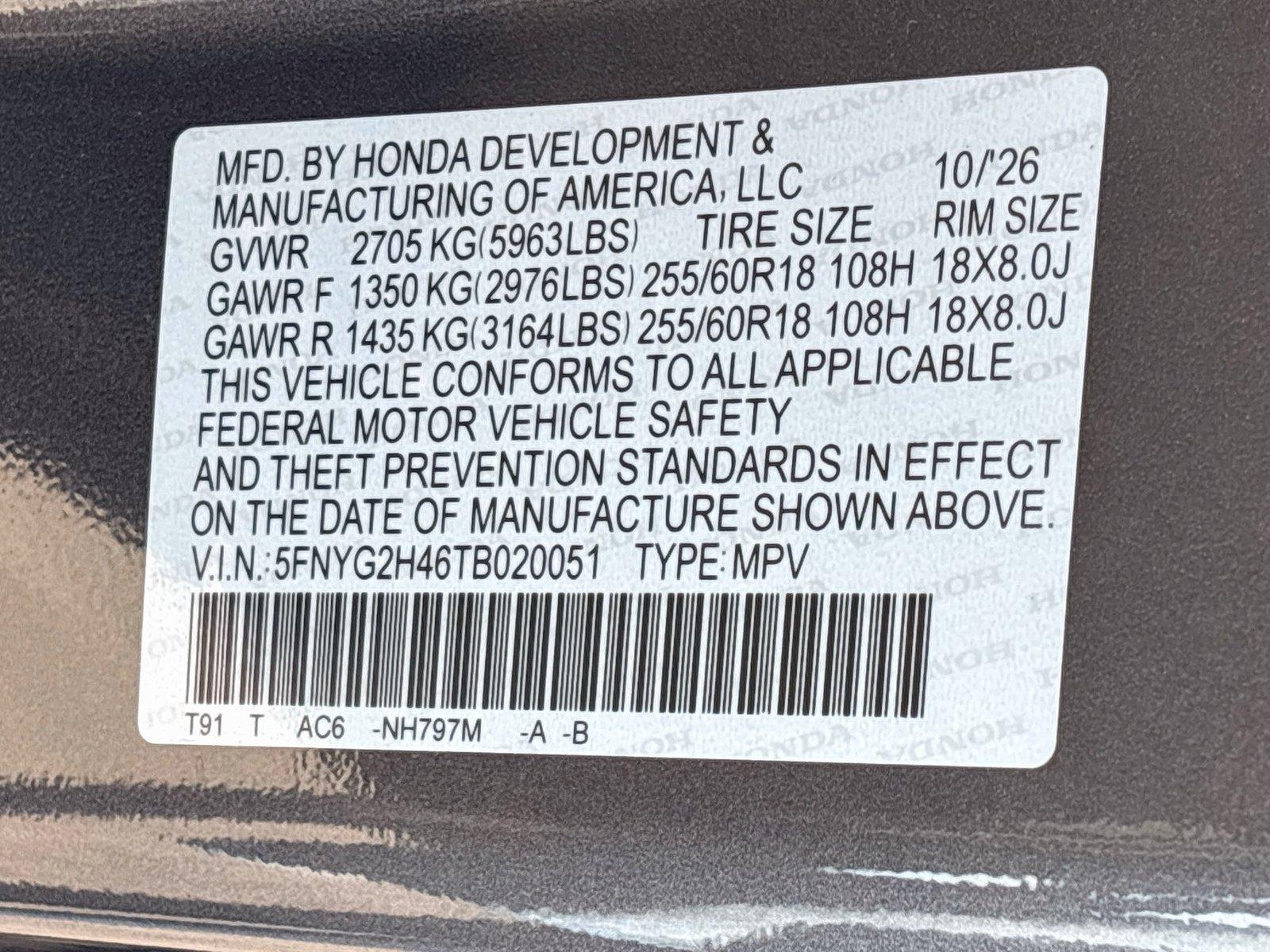 2026 Honda Pilot EX-L