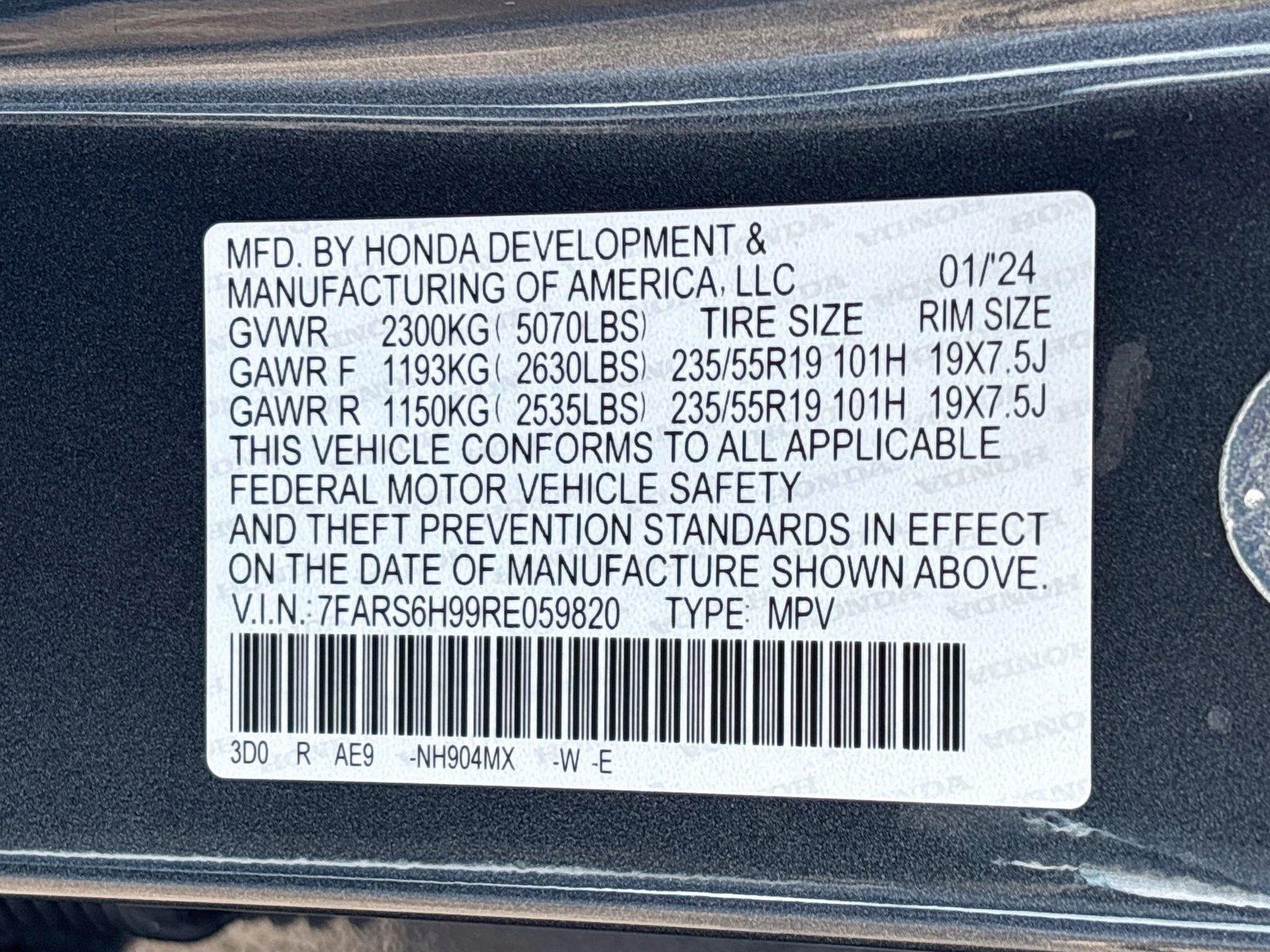 2024 Honda CR-V Hybrid Sport Touring