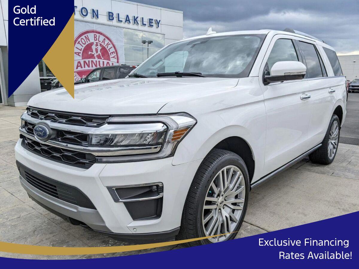 Star White Metallic Tri-Coat 2022 Ford Expedition SUV / Crossover Four-Wheel Drive Automatic