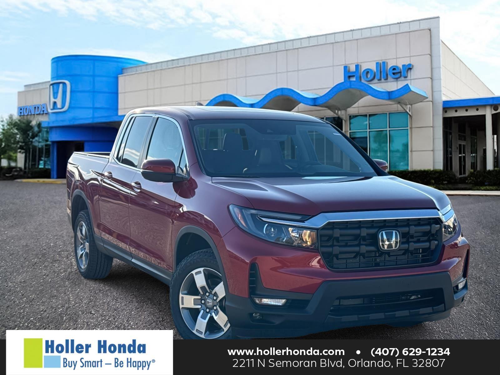 Radiant Red Metallic II 2026 Honda Ridgeline RTL AWD Pickup Truck All-Wheel Drive 9-Speed Automatic