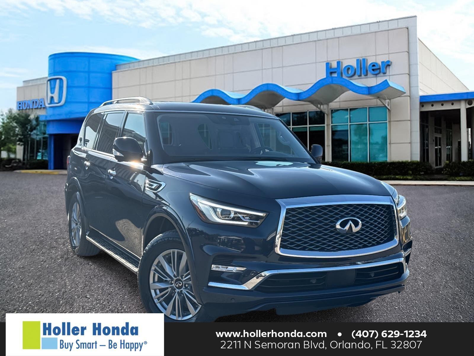 Hermosa Blue 2024 INFINITI QX80 Luxe RWD SUV / Crossover Rear-Wheel Drive Automatic