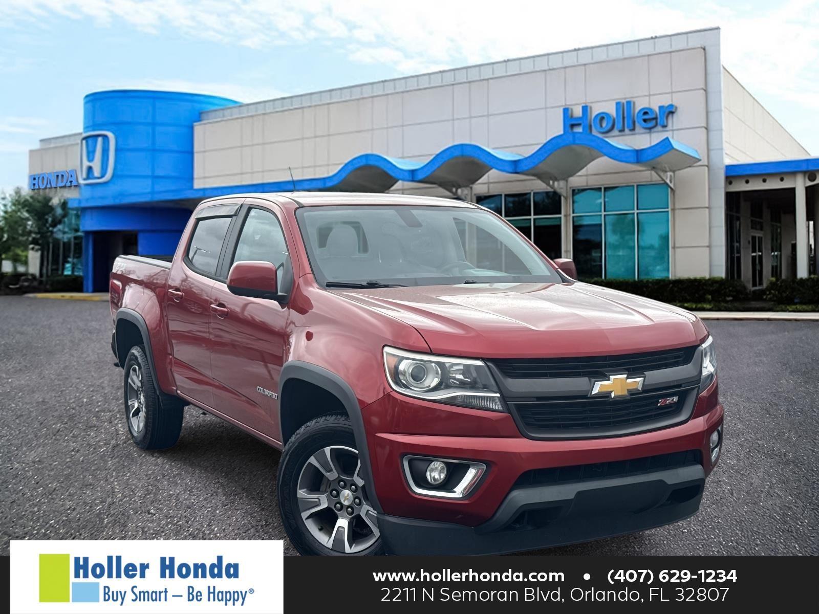 Red Rock Metallic 2016 Chevrolet Colorado Z71 Crew Cab RWD Pickup Truck 4X2 6-Speed Automatic