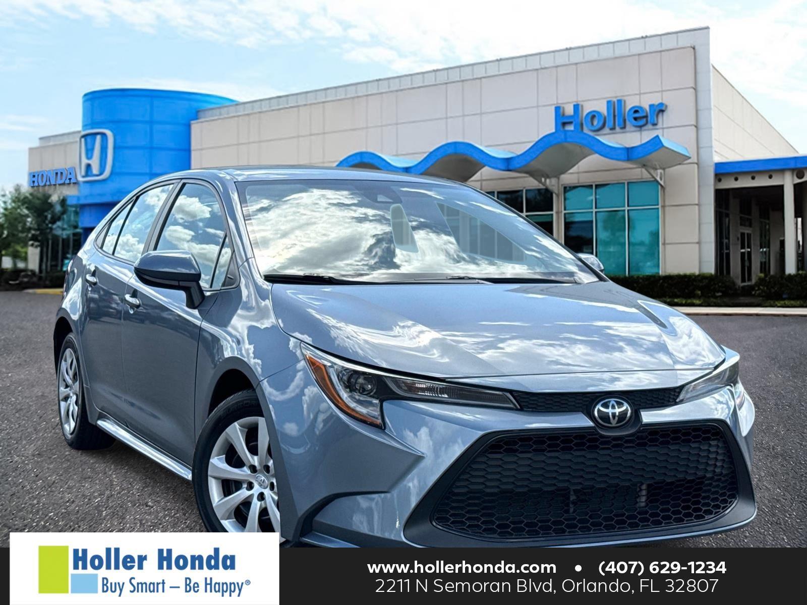 Celestite Gray Metallic 2020 Toyota Corolla LE FWD Sedan Front-Wheel Drive Continuously Variable Transmission