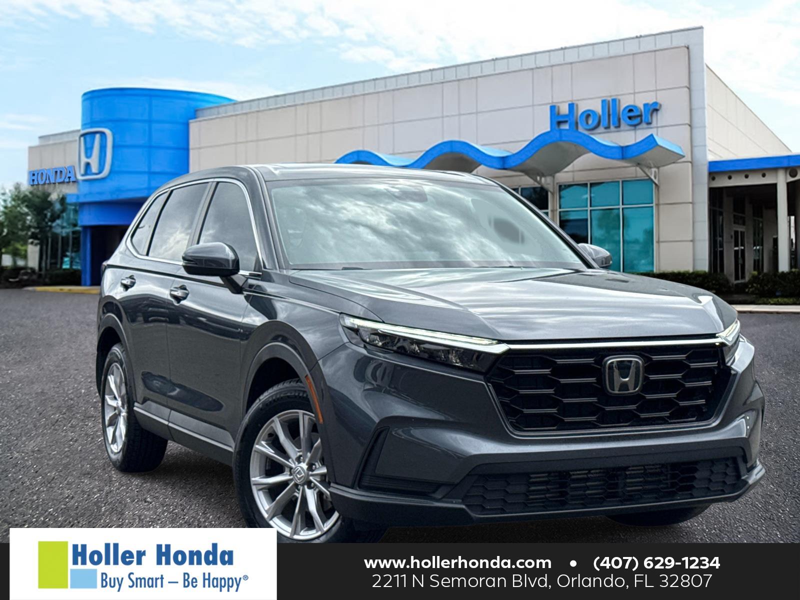 Meteorite Gray Metallic 2024 Honda CR-V EX AWD SUV / Crossover All-Wheel Drive Continuously Variable Transmission