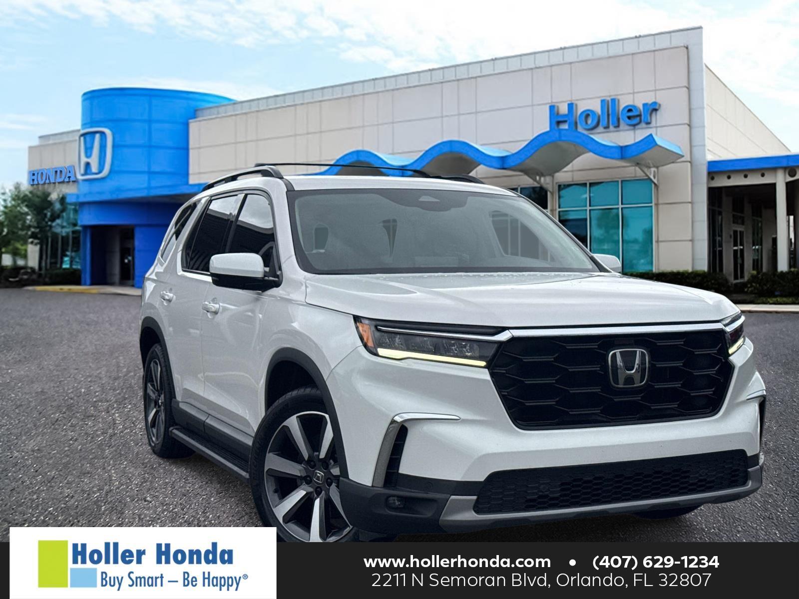 Platinum White Pearl 2024 Honda Pilot Touring FWD SUV / Crossover Front-Wheel Drive Automatic