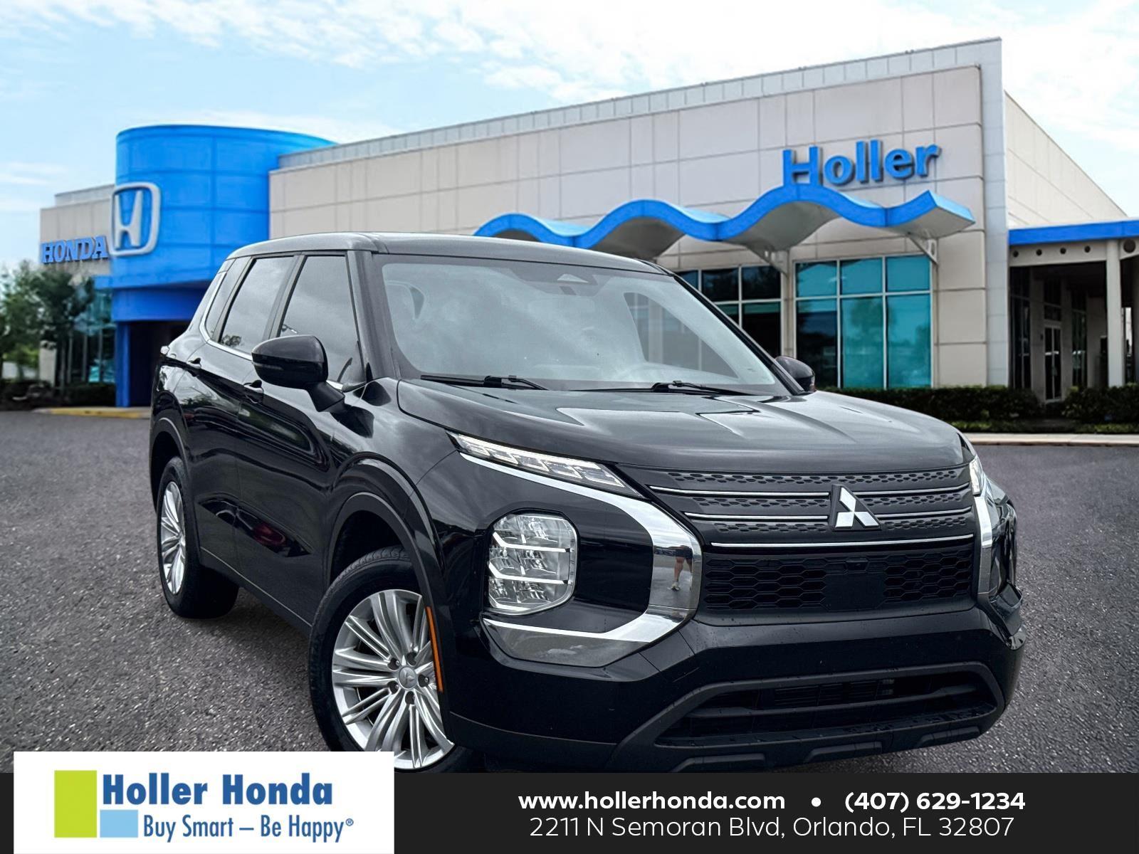 Labrador Black Pearl 2024 Mitsubishi Outlander ES FWD SUV / Crossover Front-Wheel Drive Continuously Variable Transmission