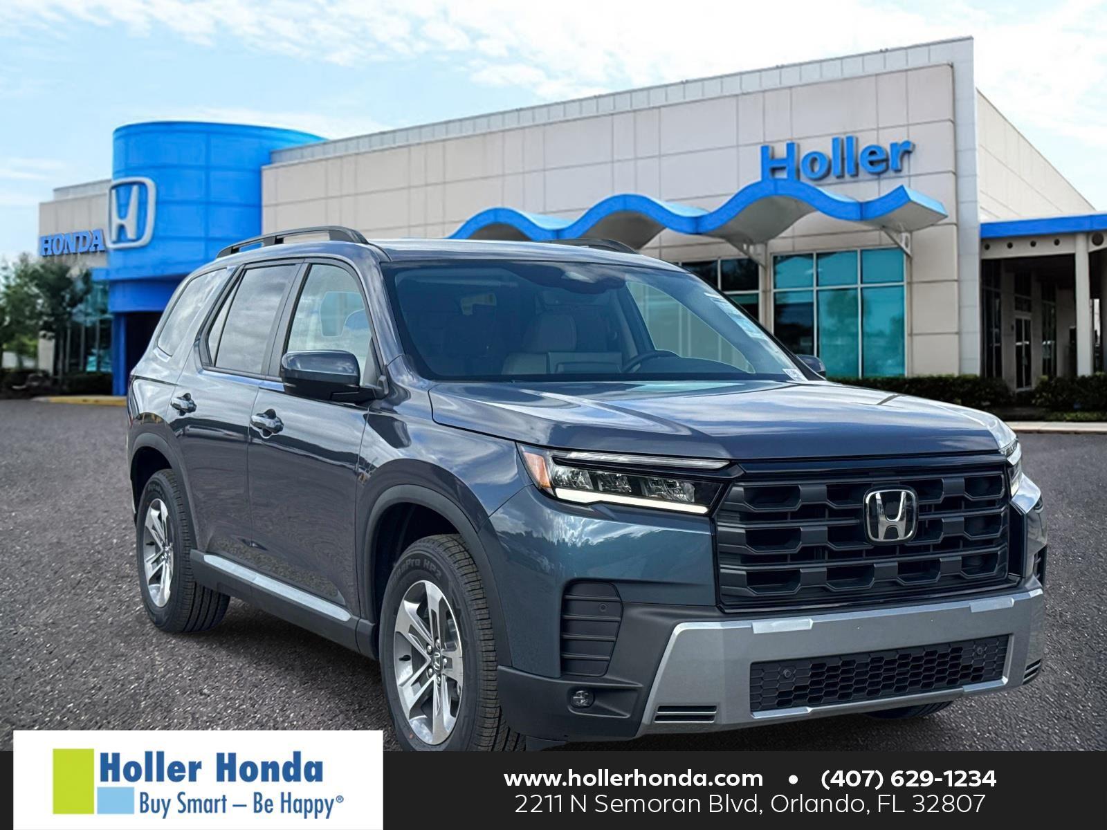 Smoke Blue Pearl 2026 Honda Pilot EX-L FWD SUV / Crossover Front-Wheel Drive Automatic