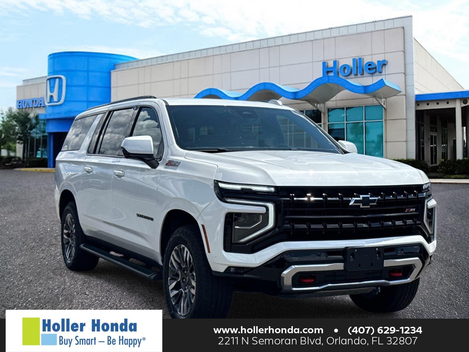 White (Iridescent Pearl Tricoat) 2025 Chevrolet Suburban Z71 4WD SUV / Crossover Four-Wheel Drive Automatic