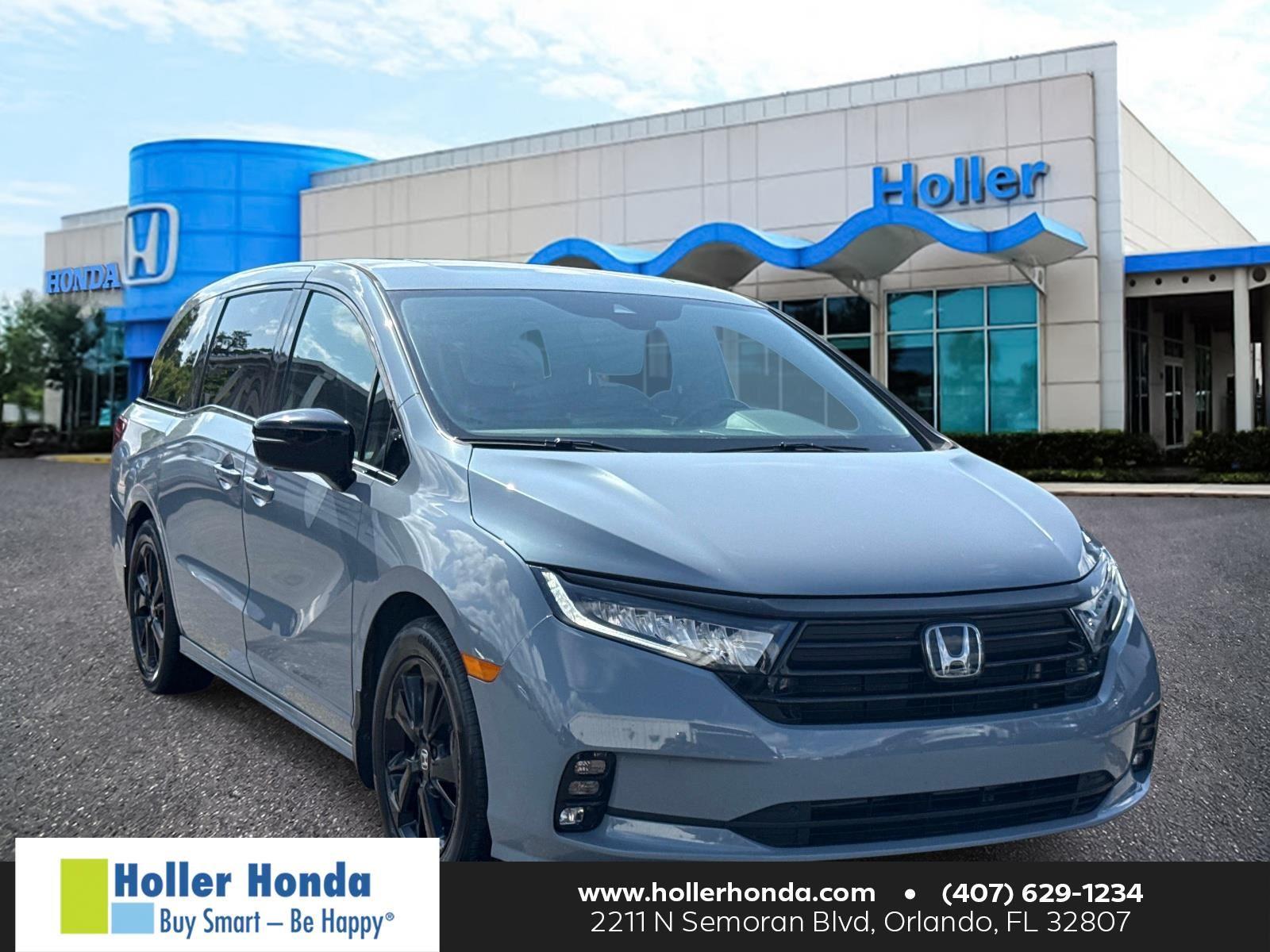 Sonic Gray Pearl 2024 Honda Odyssey Minivan Front-Wheel Drive Automatic