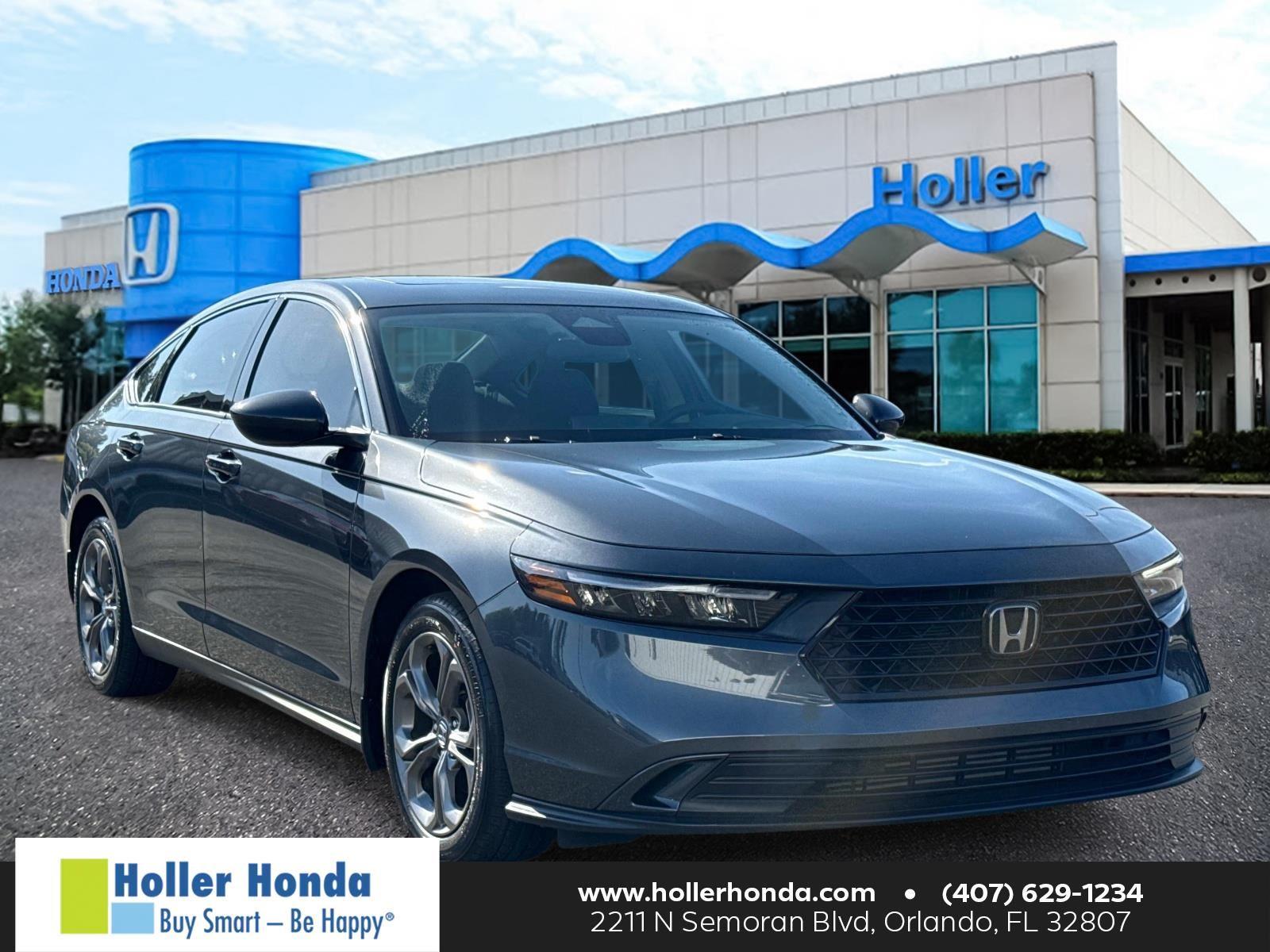 Meteorite Gray Metallic 2024 Honda Accord Sedan Front-Wheel Drive Continuously Variable Transmission