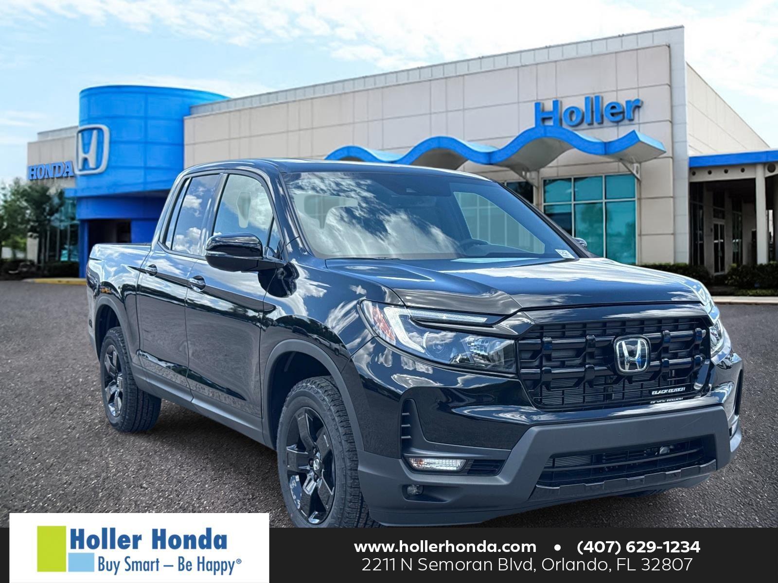 Crystal Black Pearl 2026 Honda Ridgeline Pickup Truck All-Wheel Drive Automatic