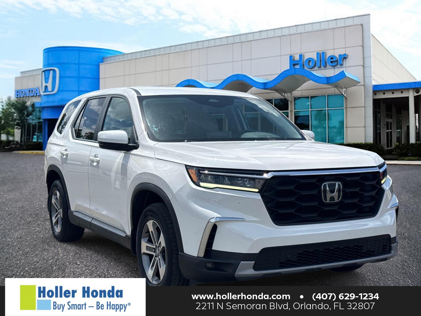 Platinum White Pearl 2023 Honda Pilot SUV / Crossover Front-Wheel Drive Automatic