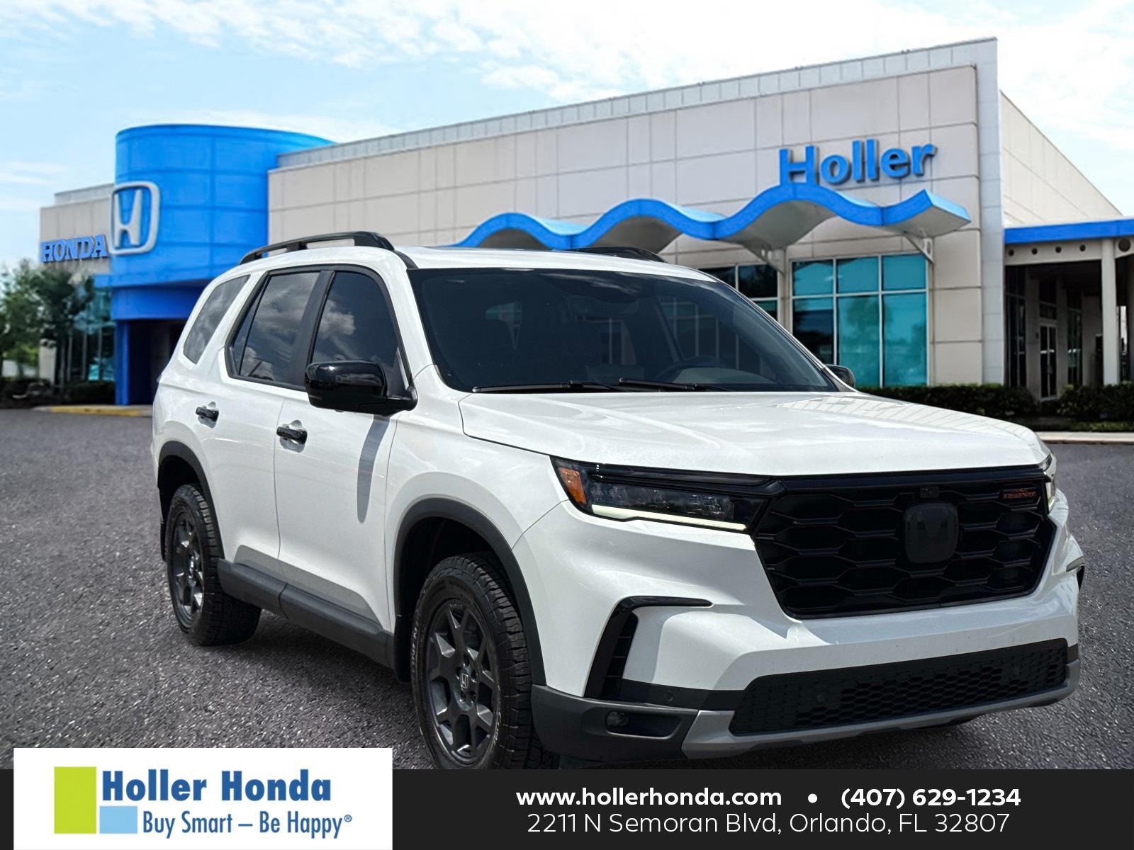 Platinum White Pearl 2025 Honda Pilot SUV / Crossover All-Wheel Drive Automatic